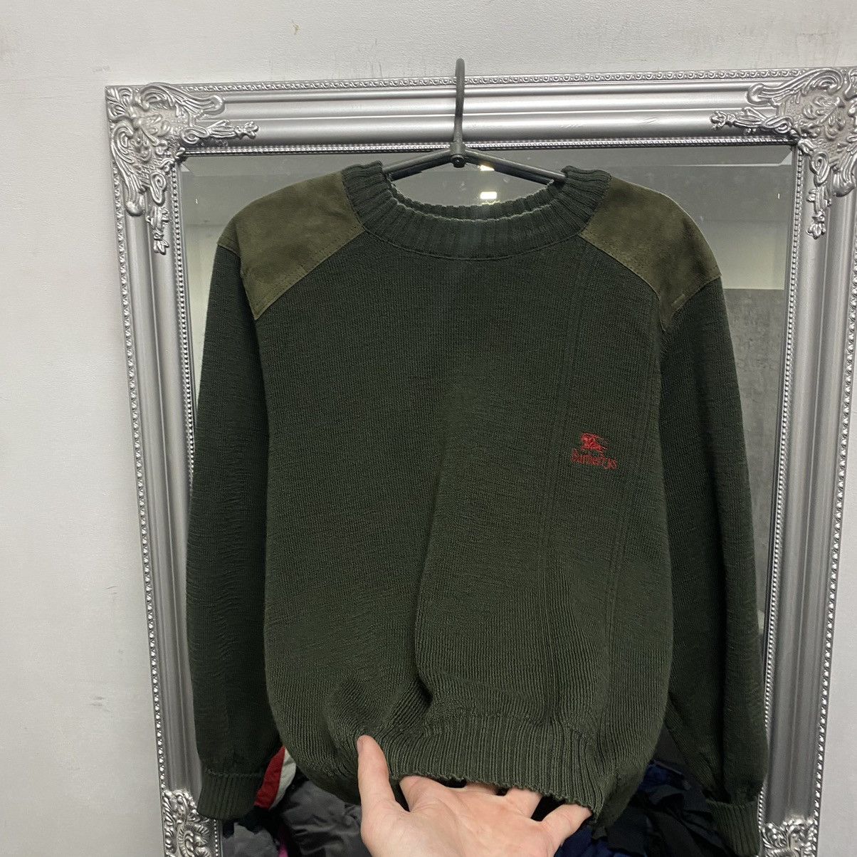 Burberry Vintage Burberry Sweater knit Size US L / EU 52-54 / 3 - 3 Thumbnail