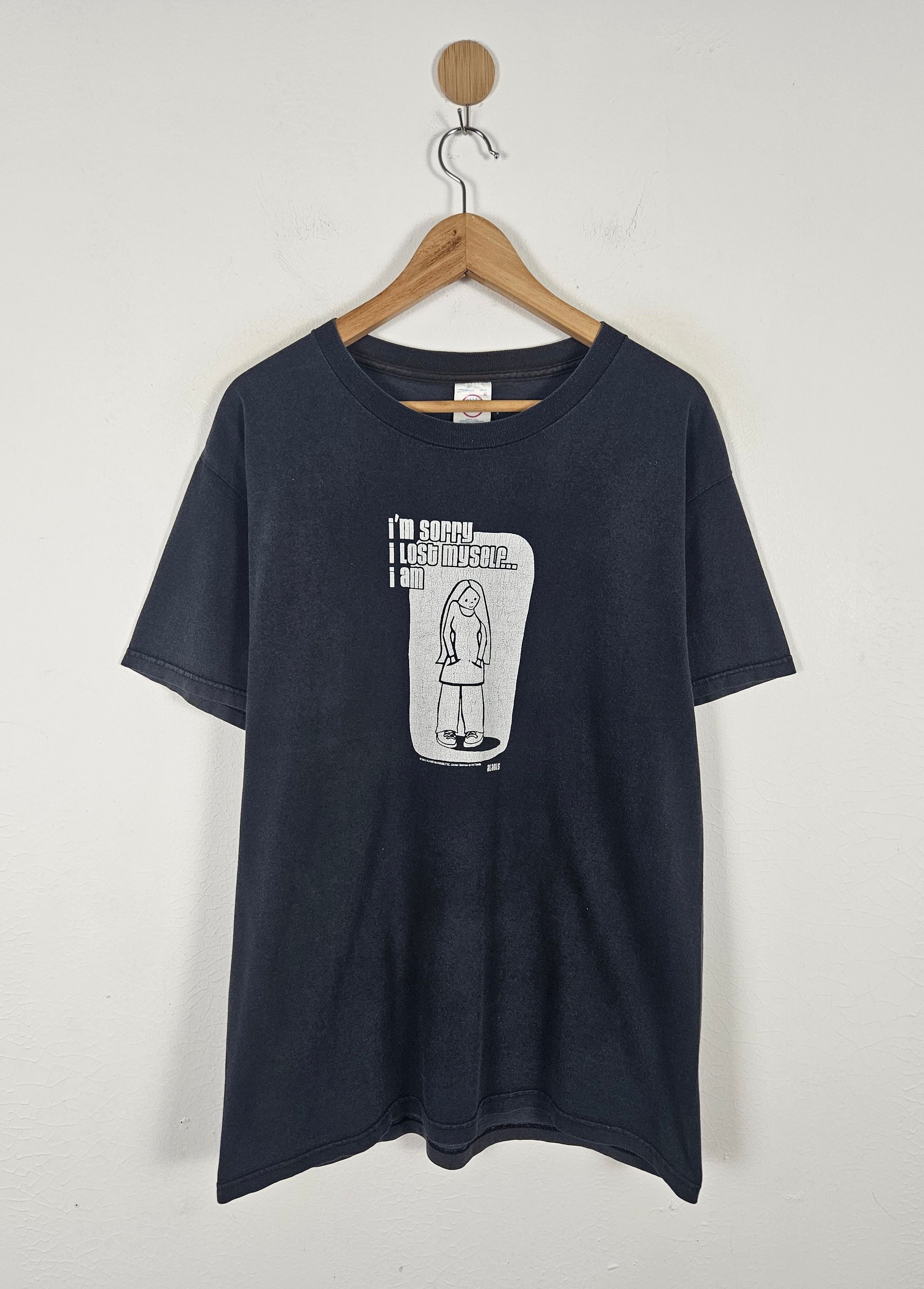 Band Tees × Vintage Vintage Alanis Morissette I'm sorry I Lose Myself Y2K shirt Size US L / EU 52-54 / 3 - 1 Thumbnail