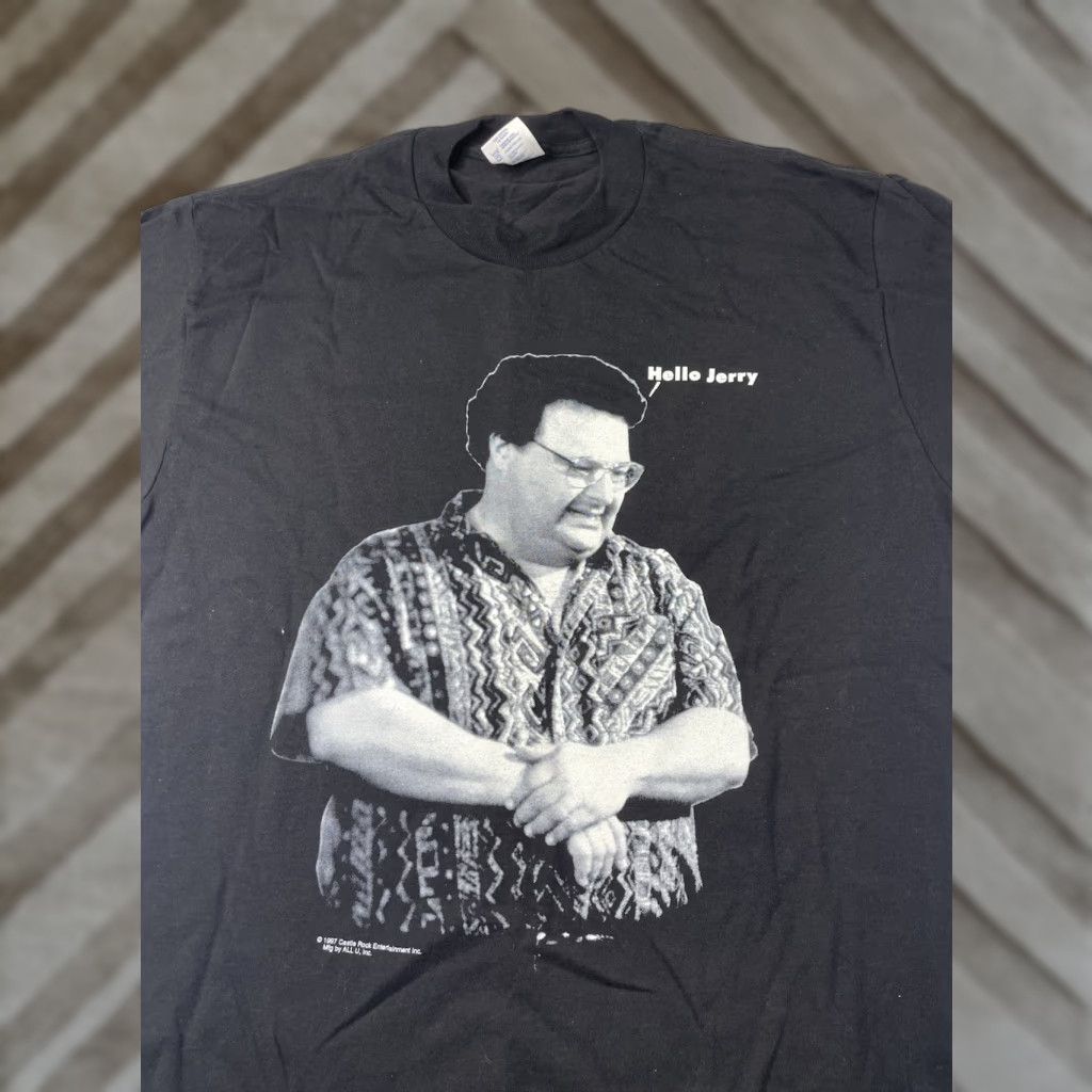 Delta VINTAGE 1996 Seinfeld T Shirt Hello Newman Black Mens L Double-Sided Shirts Mens Size US L / EU 52-54 / 3 - 1 Thumbnail