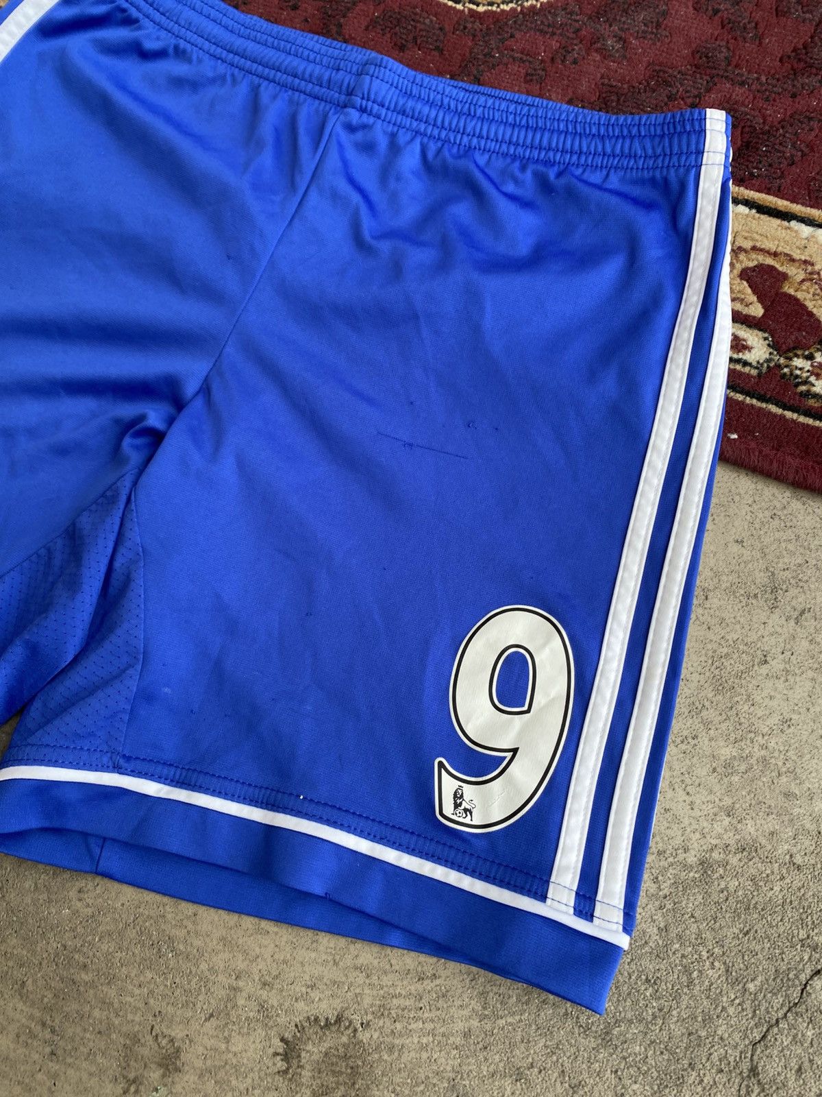 Adidas × Vintage Adidas Chelsea 2012/13 Shorts jersey Home #9 Torres Size US 32 / EU 48 - 4 Thumbnail