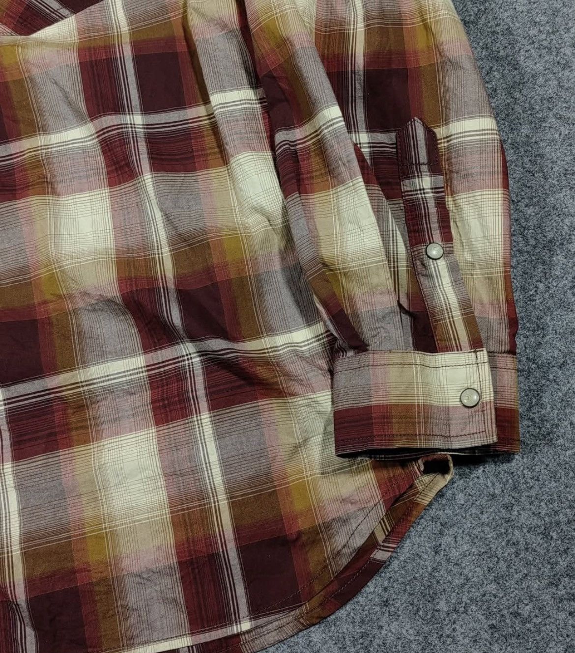 Carhartt × Vintage 2000s Carhartt Plaid Snap Button Longsleeve Shirt Size US XL / EU 56 / 4 - 3 Thumbnail