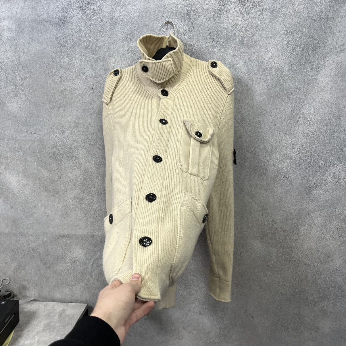 Stone Island Stone Island Vintage Cardigan Size US XL / EU 56 / 4 - 10 Thumbnail