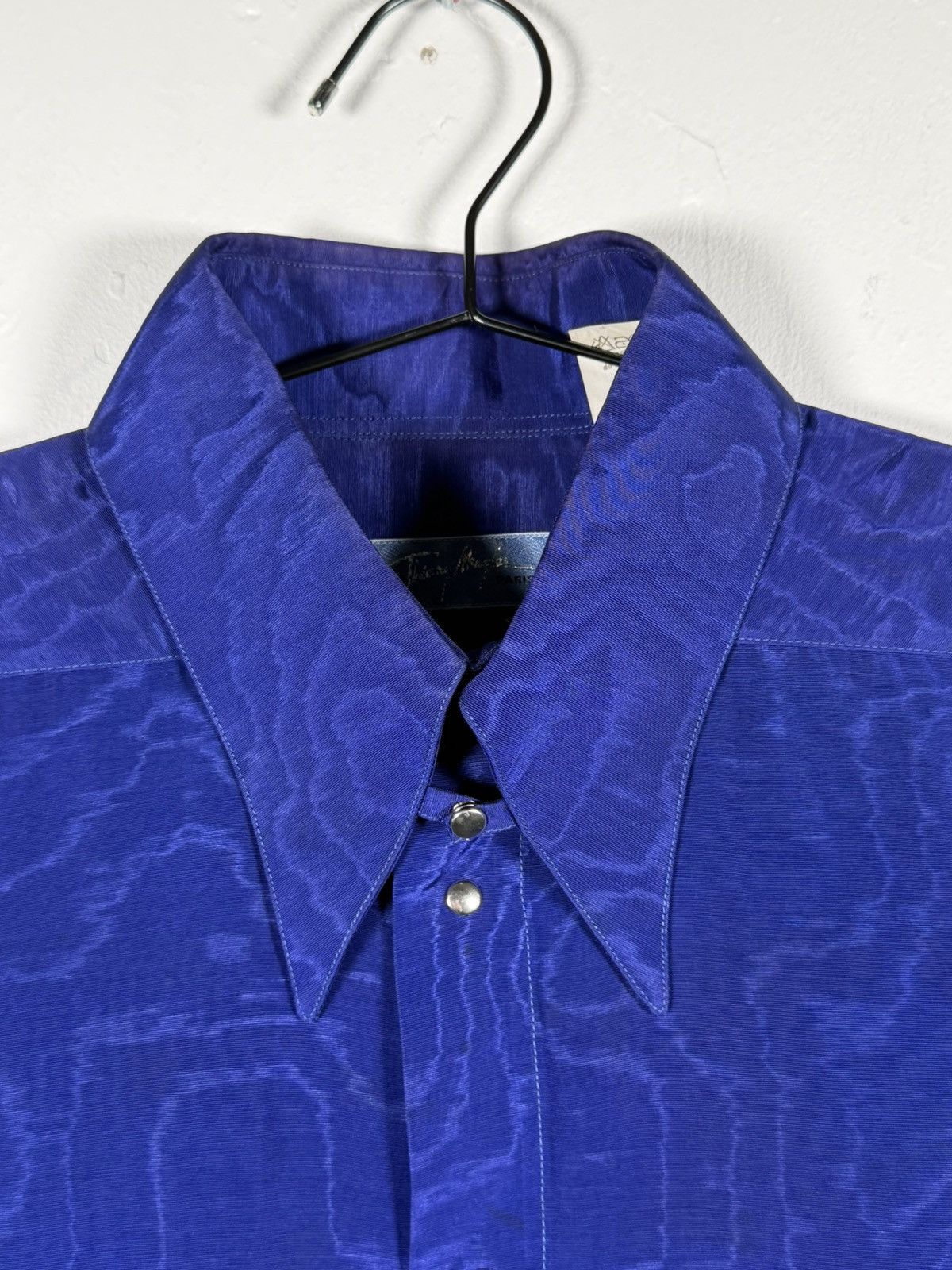 Designer × Thierry Mugler × Vintage 90’s Thierry Mugler Shirt Size US L / EU 52-54 / 3 - 2 Thumbnail