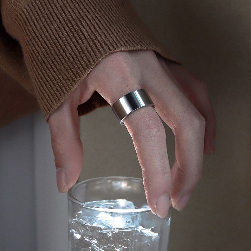 Jewelry Crazy Jewelry Rings Open Size Chrome Ring (Size 7-13) Size ONE SIZE - 1 Thumbnail