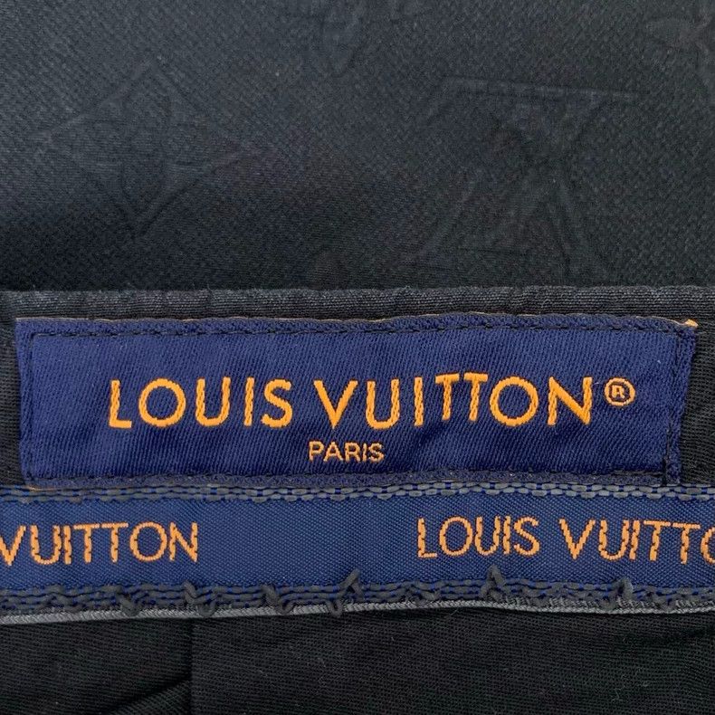 Louis Vuitton Louis Vuitton Black cotton straight leg jeans with logo pr Size US 38 / EU 54 - 6 Thumbnail