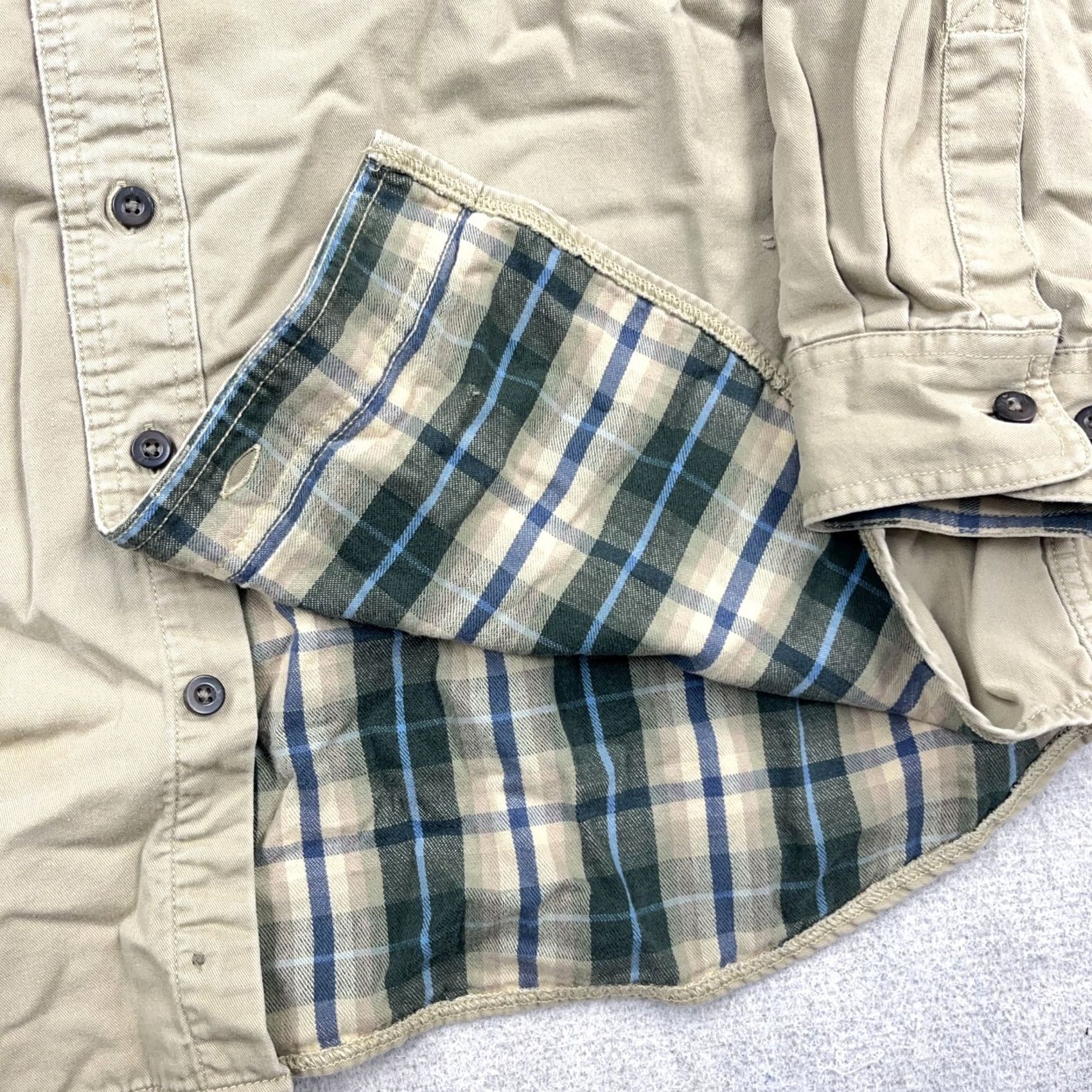 Vintage LL Bean Shacket Men L Brown Twill Lined Shirt Jacket Work Camp Shirt Jacket Vintage? No Size US L / EU 52-54 / 3 - 4 Thumbnail