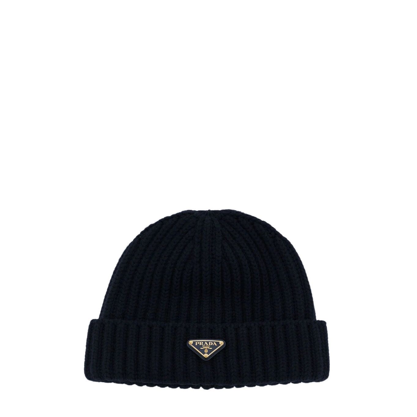 Prada Prada Women's Black Wool Beanie Hat New & Authentic Size ONE SIZE - 1 Thumbnail