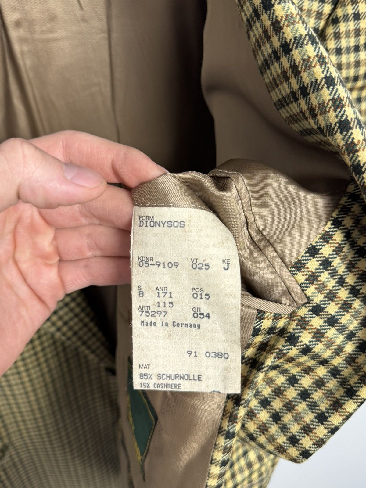 Hugo Boss Hugo Boss Blazer Ing Loro Piana Wool Lord Carnaby Size 54R - 16 Thumbnail