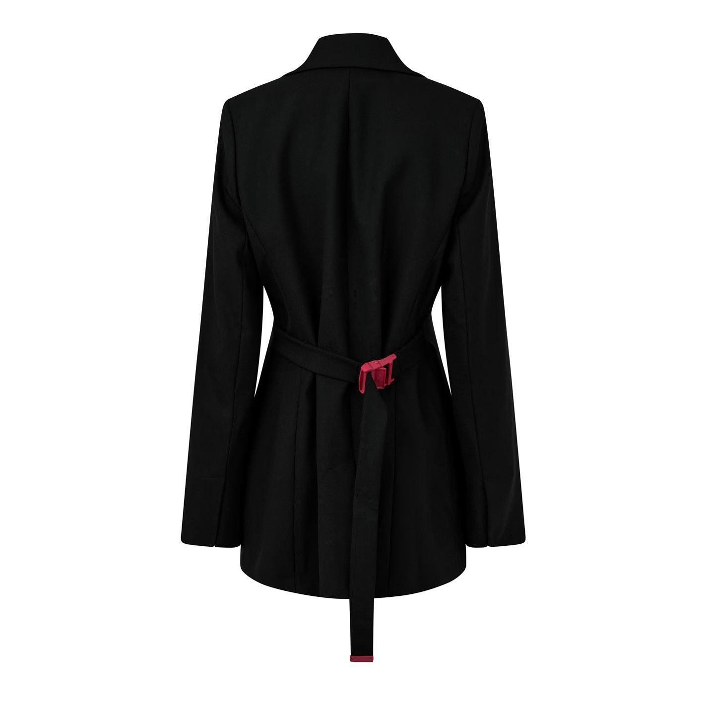 Off-White o1g2r1mq0125 Buckle Jacket in Black Size S / US 4 / IT 40 - 2 Thumbnail