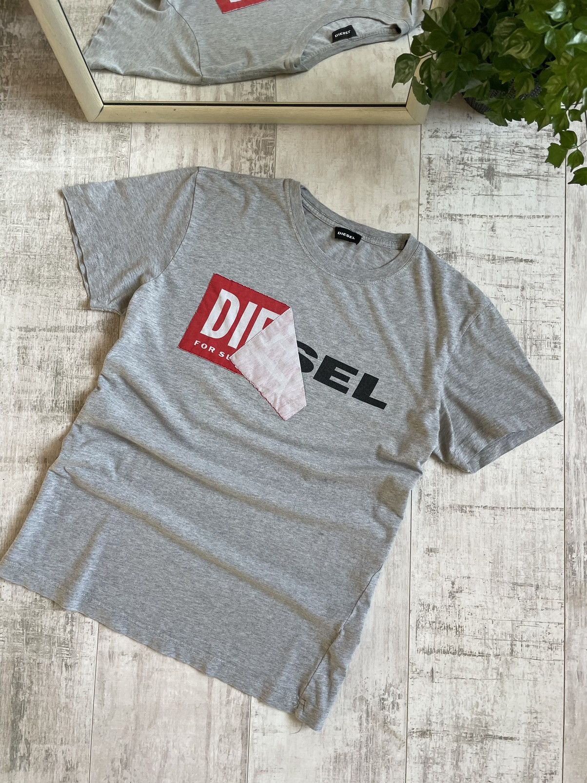 Diesel × Japanese Brand Diesel Y2K Big Logo T-Shirt Avantgarde Hype RARE Size US M / EU 48-50 / 2 - 2 Thumbnail