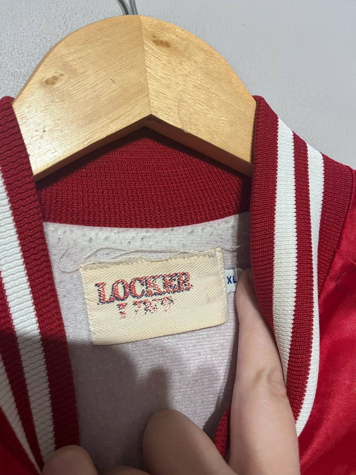 MLB × Vintage Vintage 80’s Satin Cincinnati Reds chalk line Jacket Size US XL / EU 56 / 4 - 7 Thumbnail