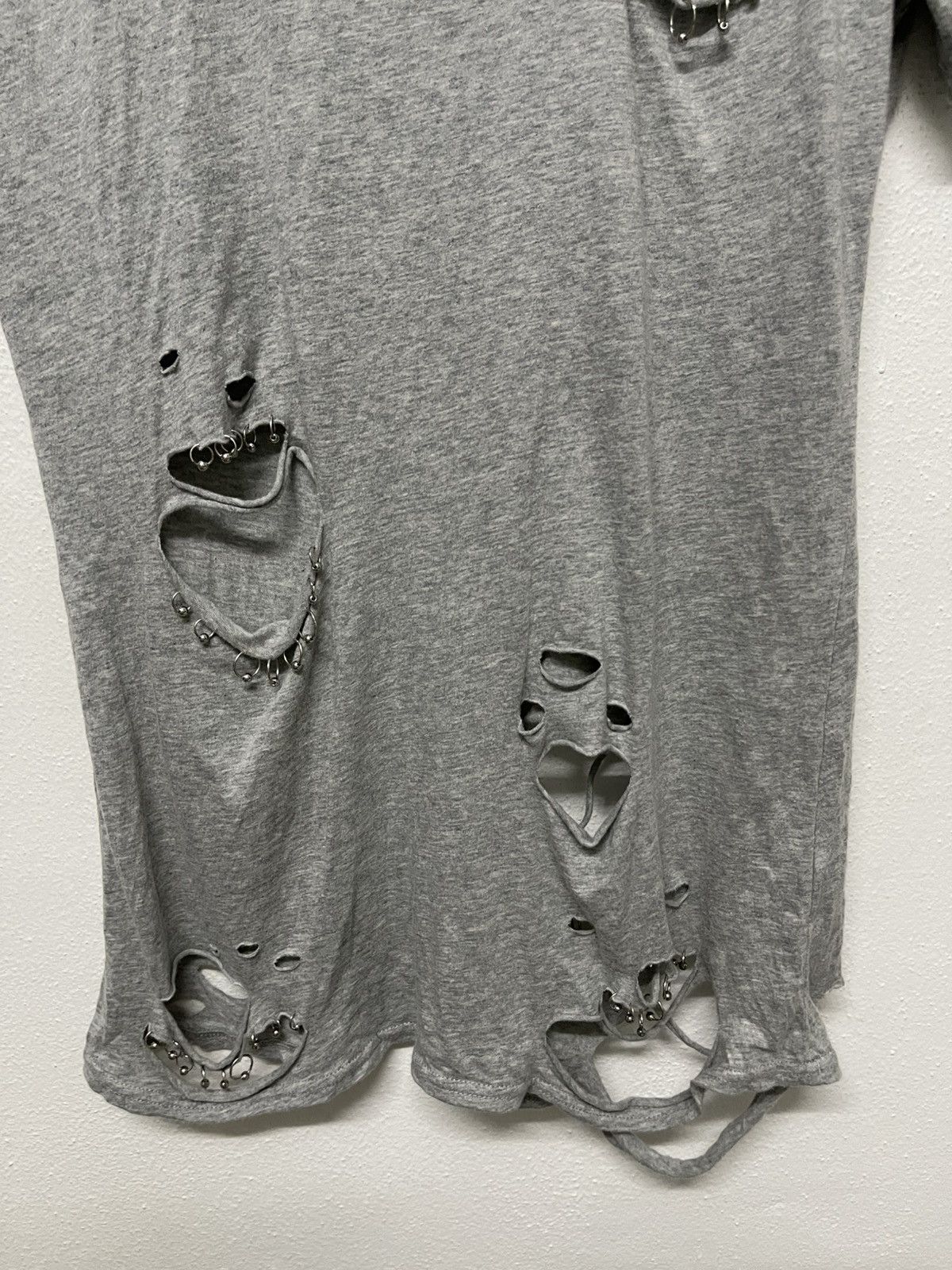 Japanese Brand × Seditionaries 2000s GLAD NEWS DISTRESSED DESIGN RARE Size M / US 6-8 / IT 42-44 - 6 Thumbnail