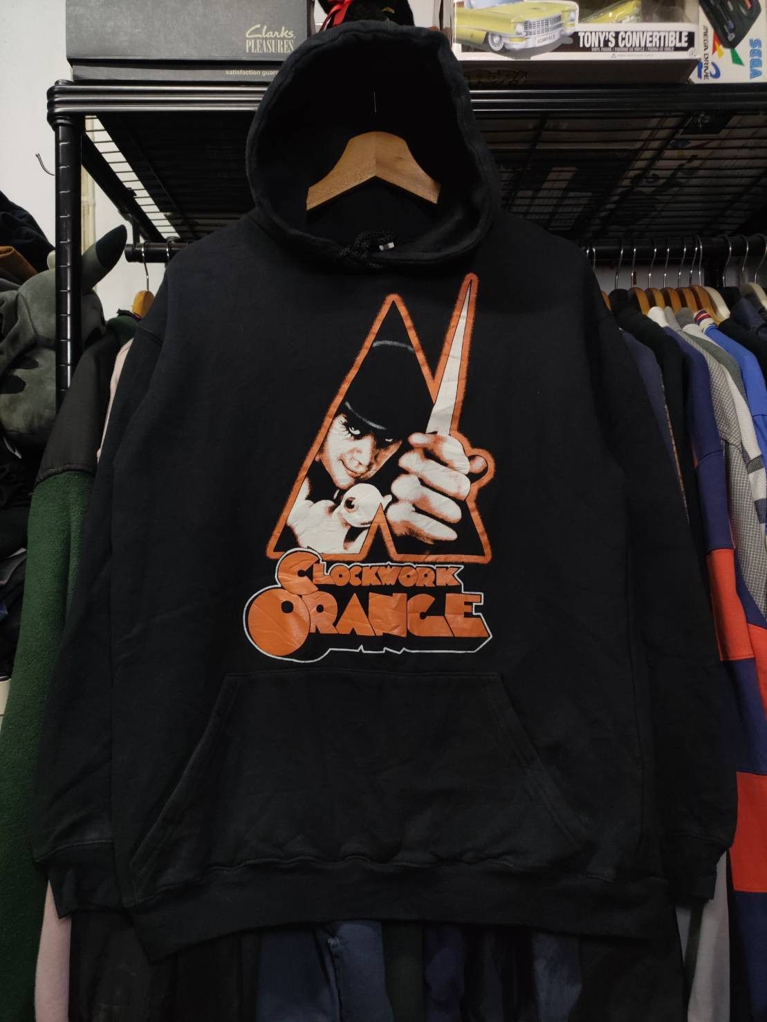 Vintage Vtg 00's A Clockwork Orange Movie Pullover Hoodie Size US L / EU 52-54 / 3 - 3 Thumbnail
