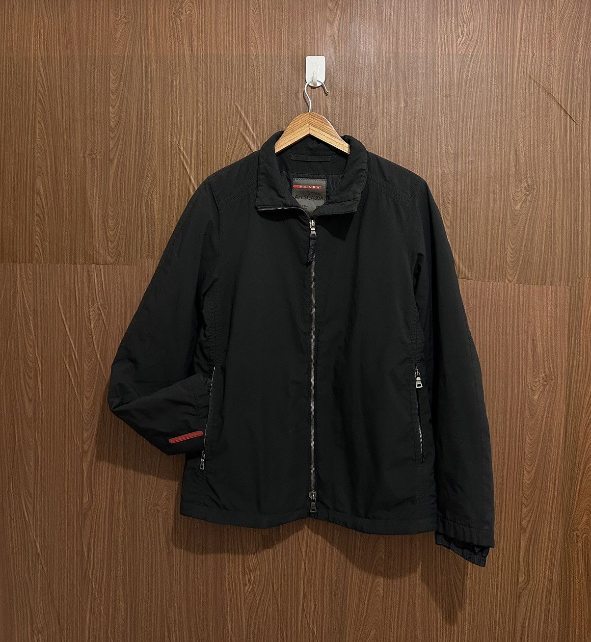 Designer × Luxury × Prada Prada SGV730 Black Nylon Zip GORE-TEX