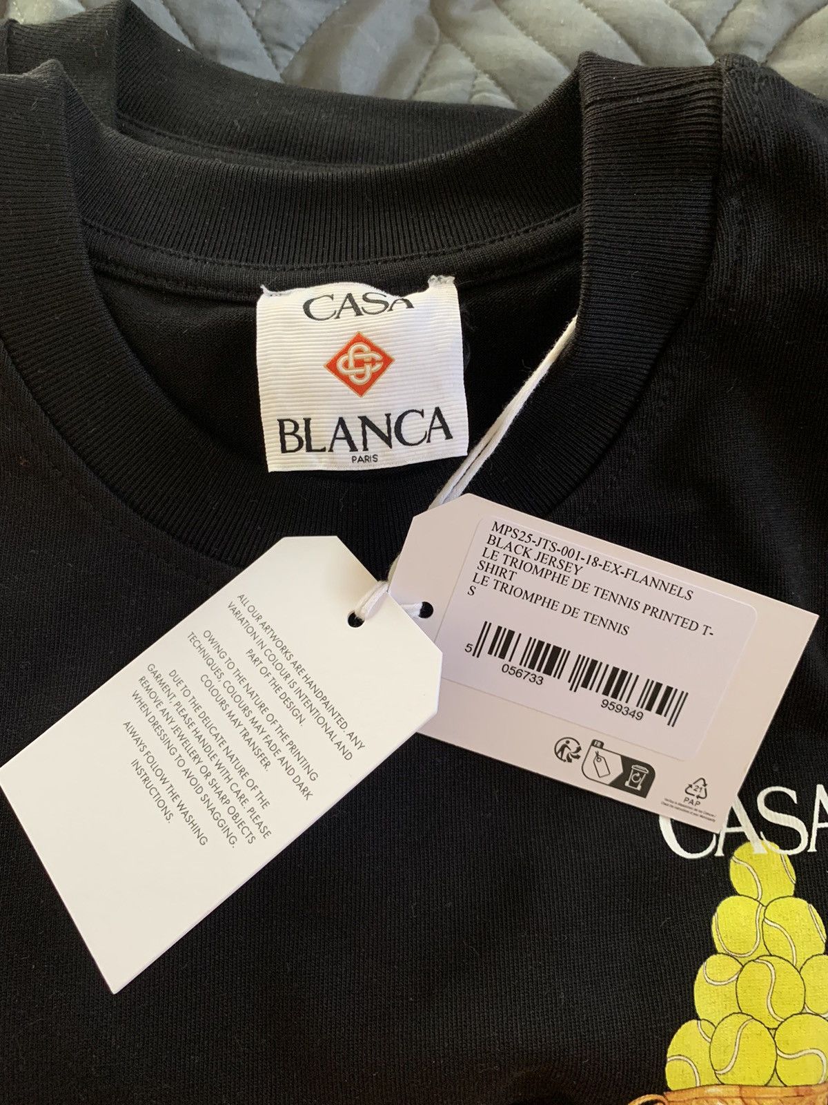 Casablanca Casablanca Black Oranges Short Sleeved Tshirt Size US S / EU 44-46 / 1 - 8 Thumbnail