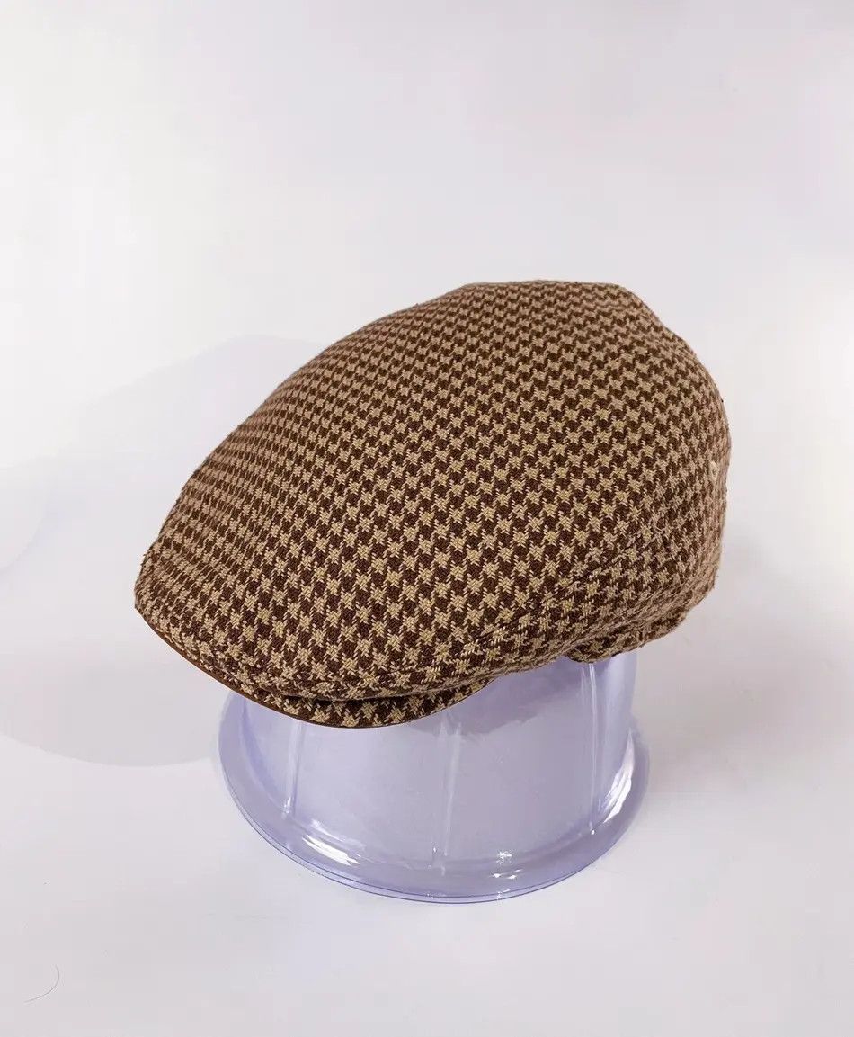Ralph Lauren Polo Golf Wool Linen Leather Flat Cap Beret Hat Peaked Cap Size ONE SIZE - 1 Thumbnail
