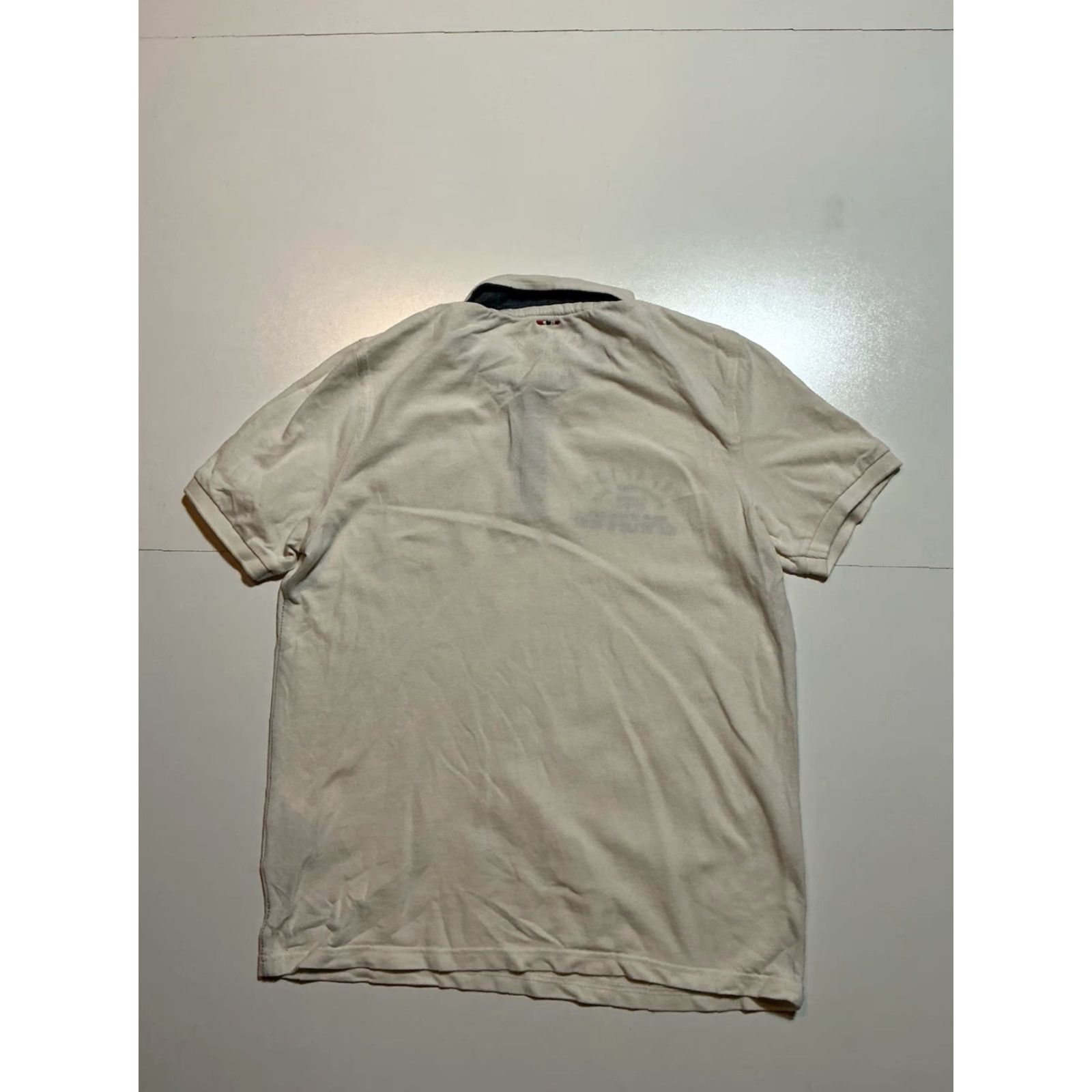 Napapijri Napapijri Polo Shirt S/S N87 Waterfront Area Land To The Sea San Francisco White Large Mens Size US L / EU 52-54 / 3 - 2 Thumbnail