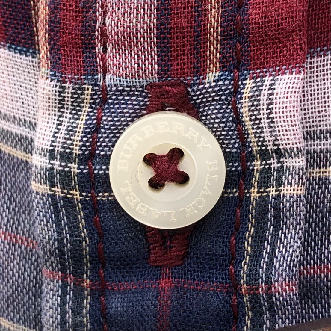 Burberry Burberry Printed Pattern Patchwork Short Sleeves Shirt Size US M / EU 48-50 / 2 - 10 Thumbnail