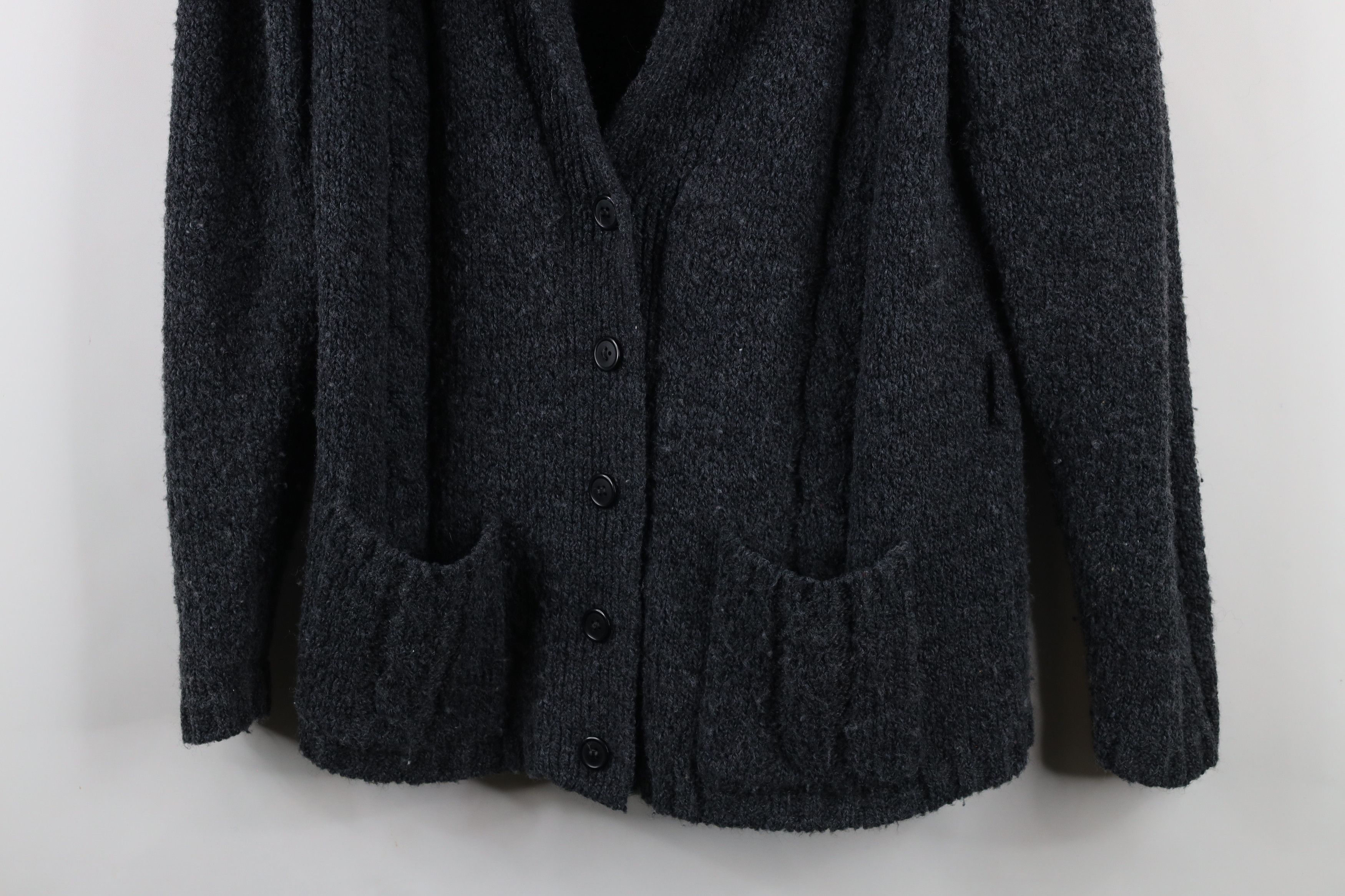 Vintage Vintage 90s Streetwear Blend Cable Knit Cardigan Sweater Size M / US 6-8 / IT 42-44 - 3 Thumbnail