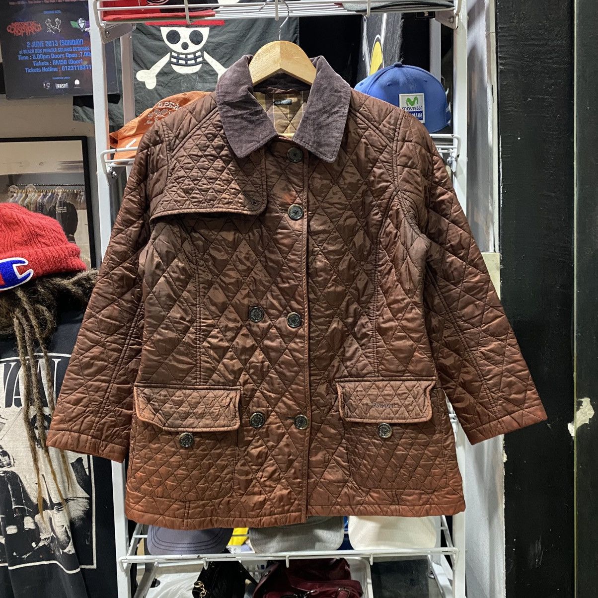 Barbour × Vintage Vintage Barbour Quilted Jacket Size M - L Size US L / EU 52-54 / 3 - 1 Thumbnail