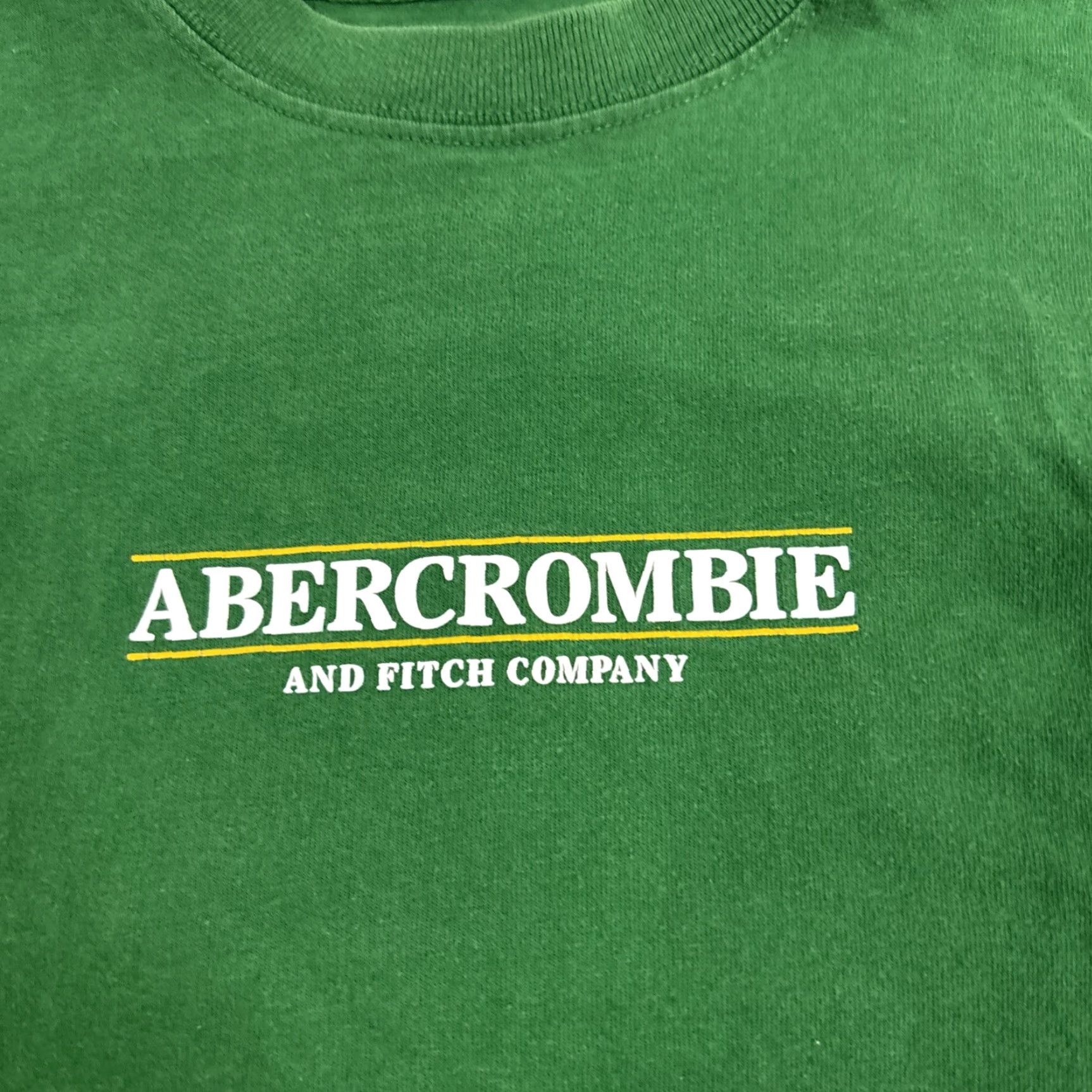 Abercrombie & Fitch Abercrombie & Fitch Long-sleeved Heavy Tee XL Dark Green Men's T-Shirt XL Green Mens Size US XL / EU 56 / 4 - 2 Thumbnail