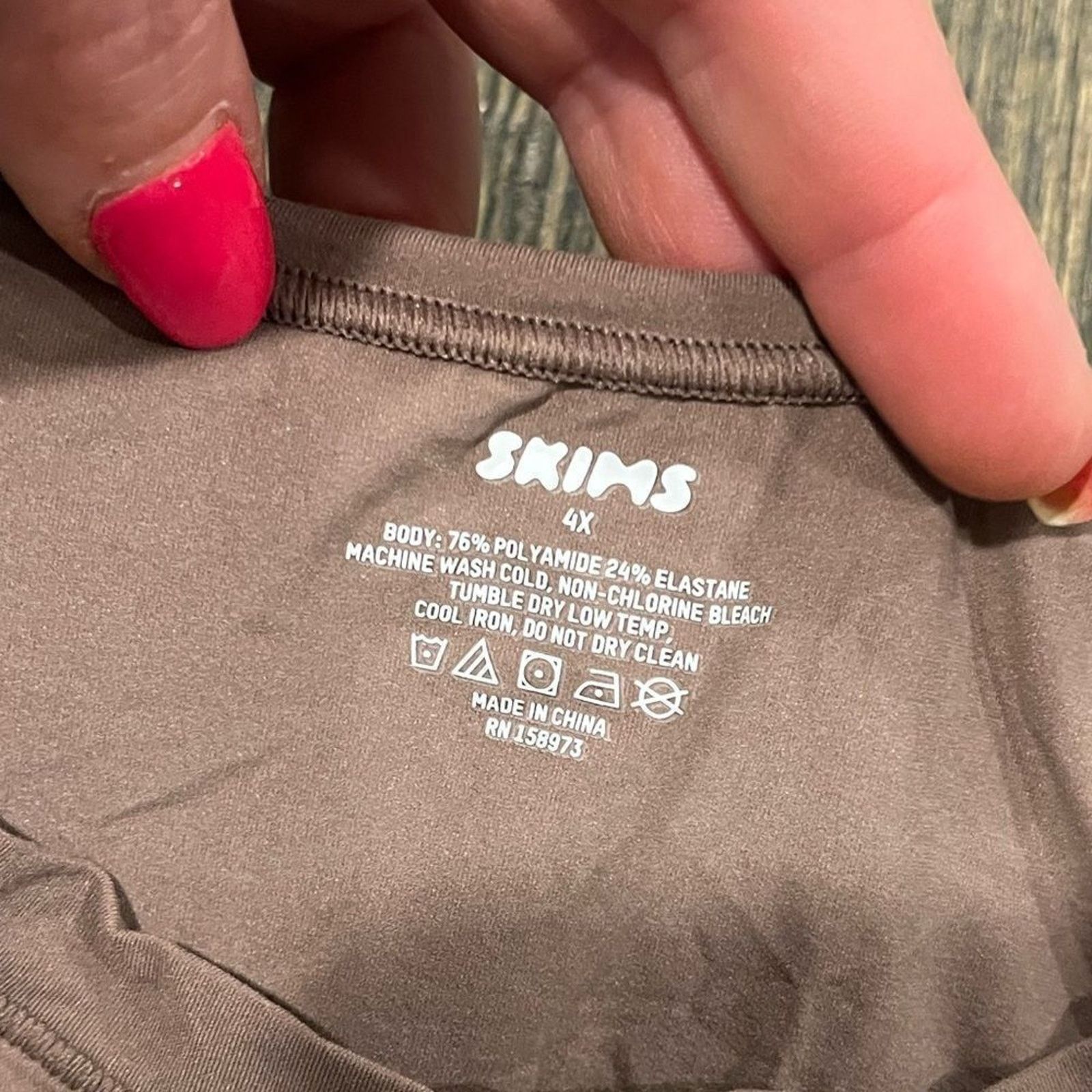 SKIMS NWT Skims Fits Everybody Super Cropped T-Shirt Crewneck 4X Size 4XL / US 24-26 - 2 Thumbnail