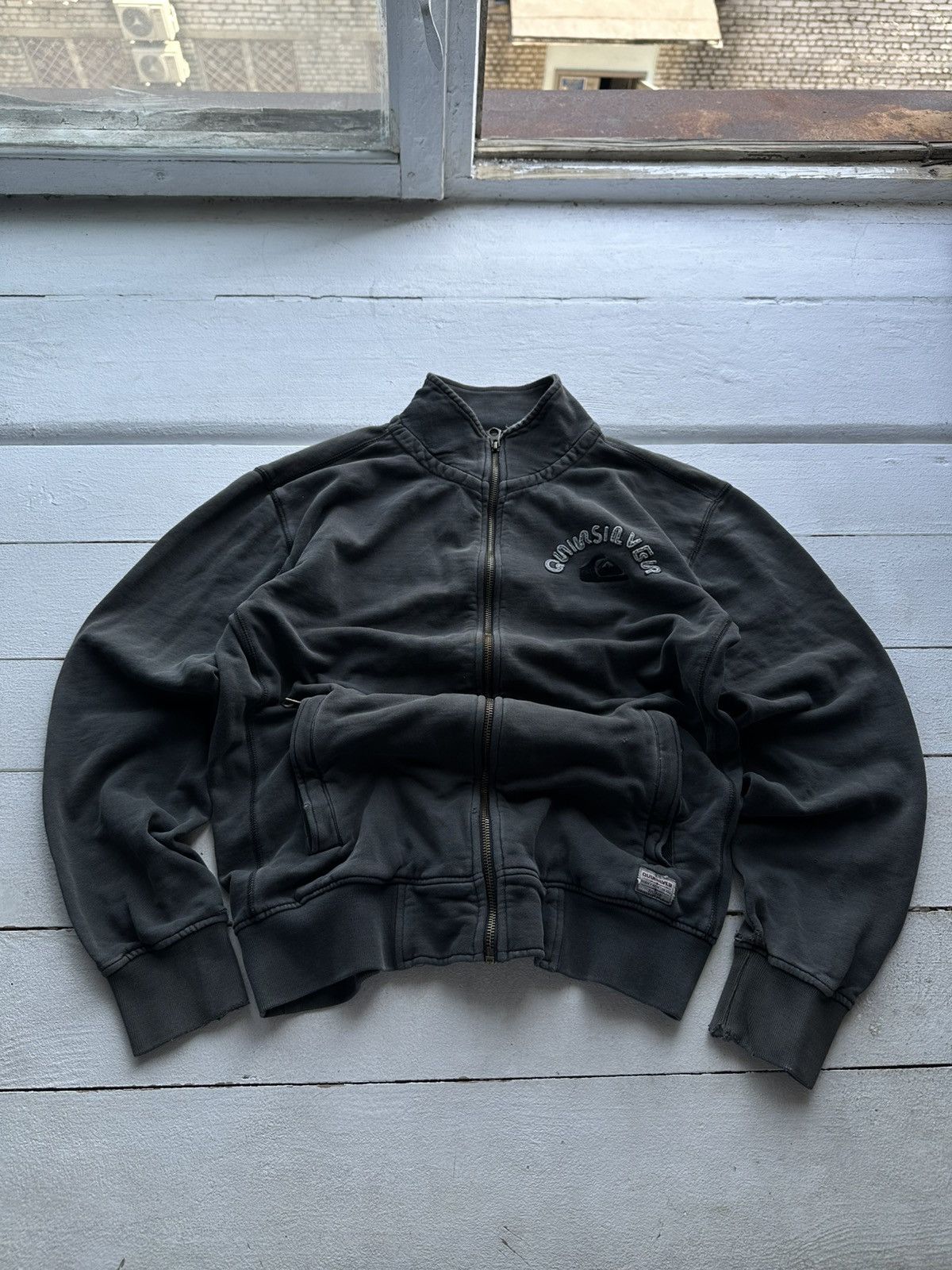 Quicksilver 🚨Crazy Vintage Quicksilver BOXY Sweatshirt Size M SURF rare Size US M / EU 48-50 / 2 - 1 Thumbnail