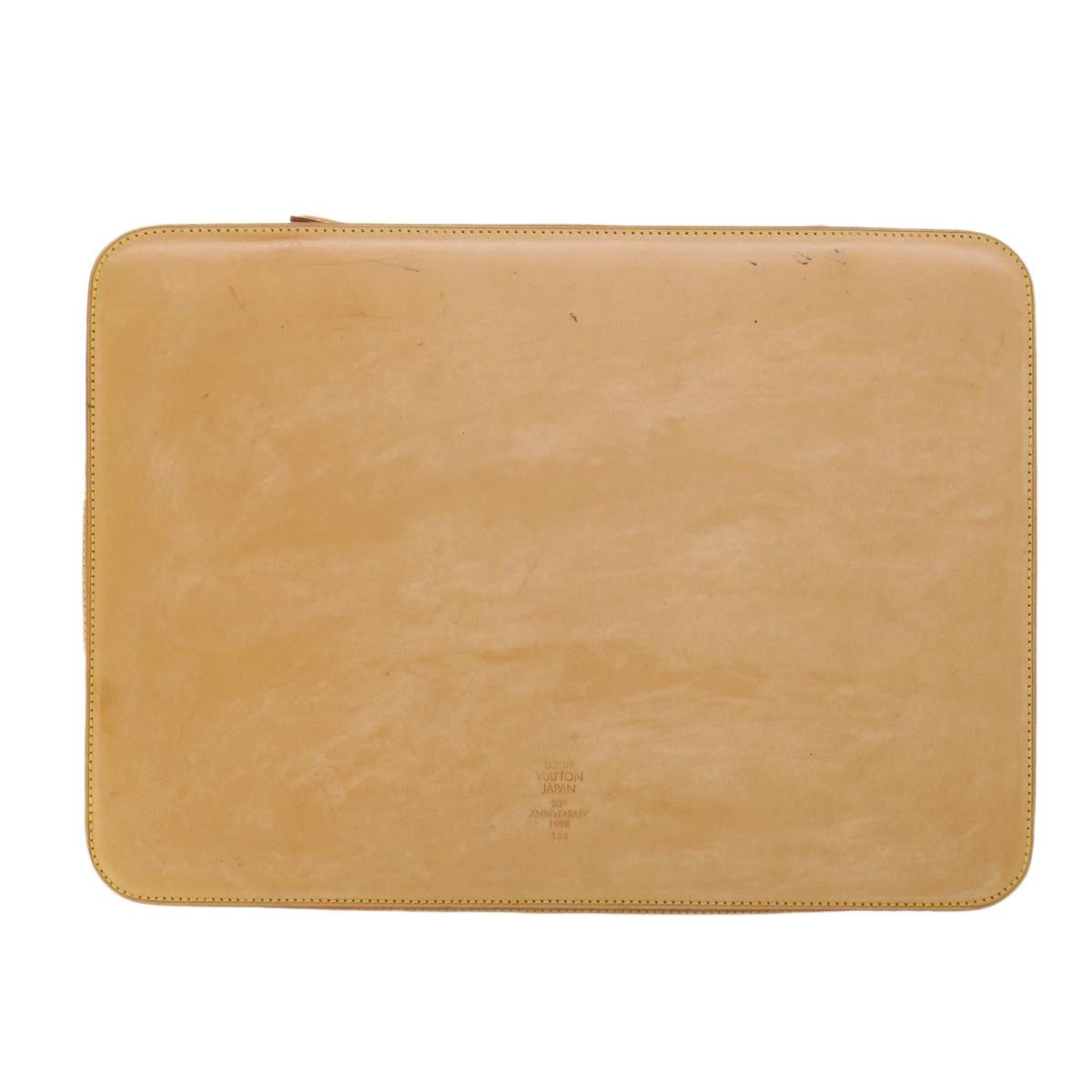 Louis Vuitton LOUIS VUITTON Valtec Briefcase Nomad Leather Beige M99071 Size ONE SIZE - 2 Thumbnail