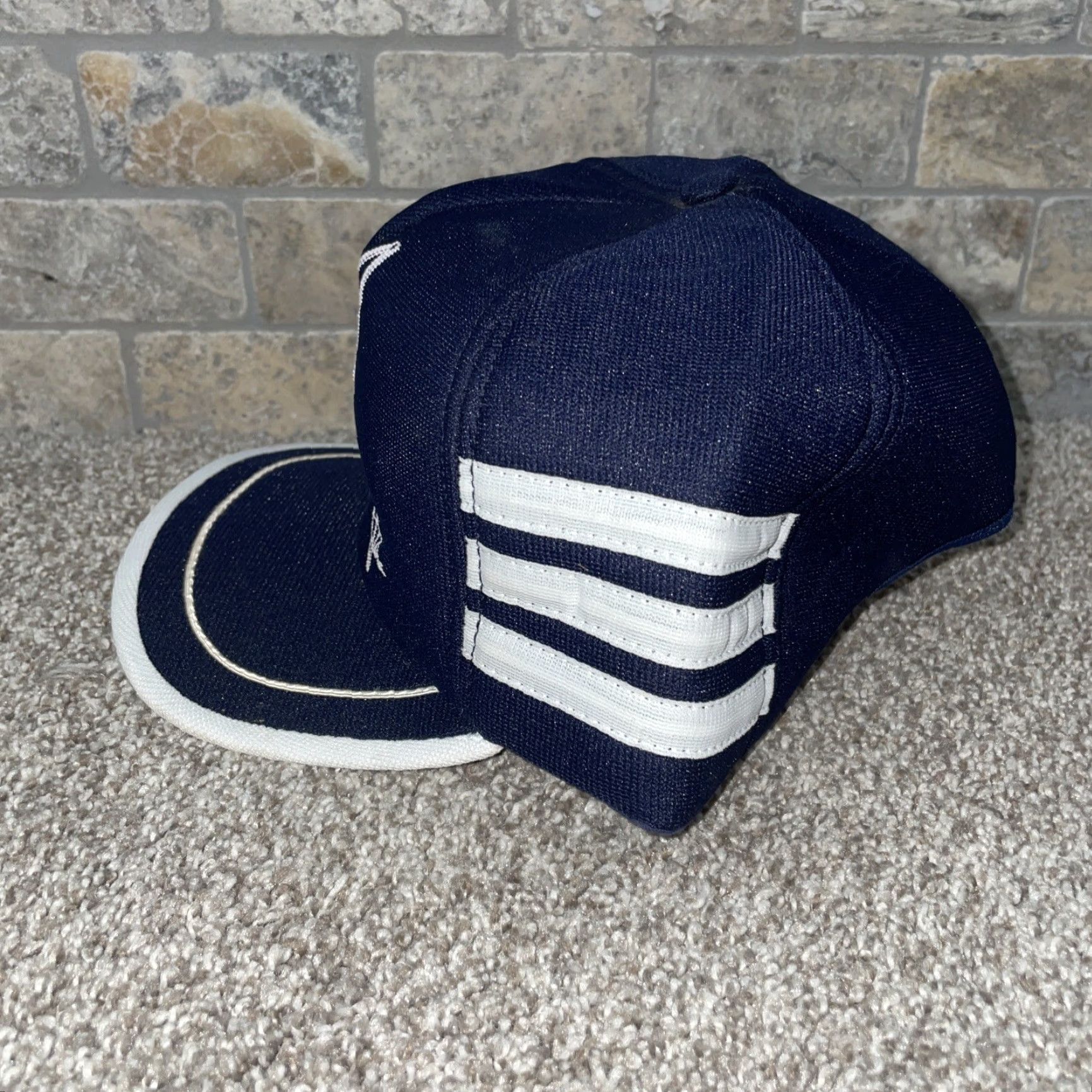 Vintage We Rig It Right snapback hat Men Adjustable Blue Snapback Pre-owned Size ONE SIZE - 3 Thumbnail