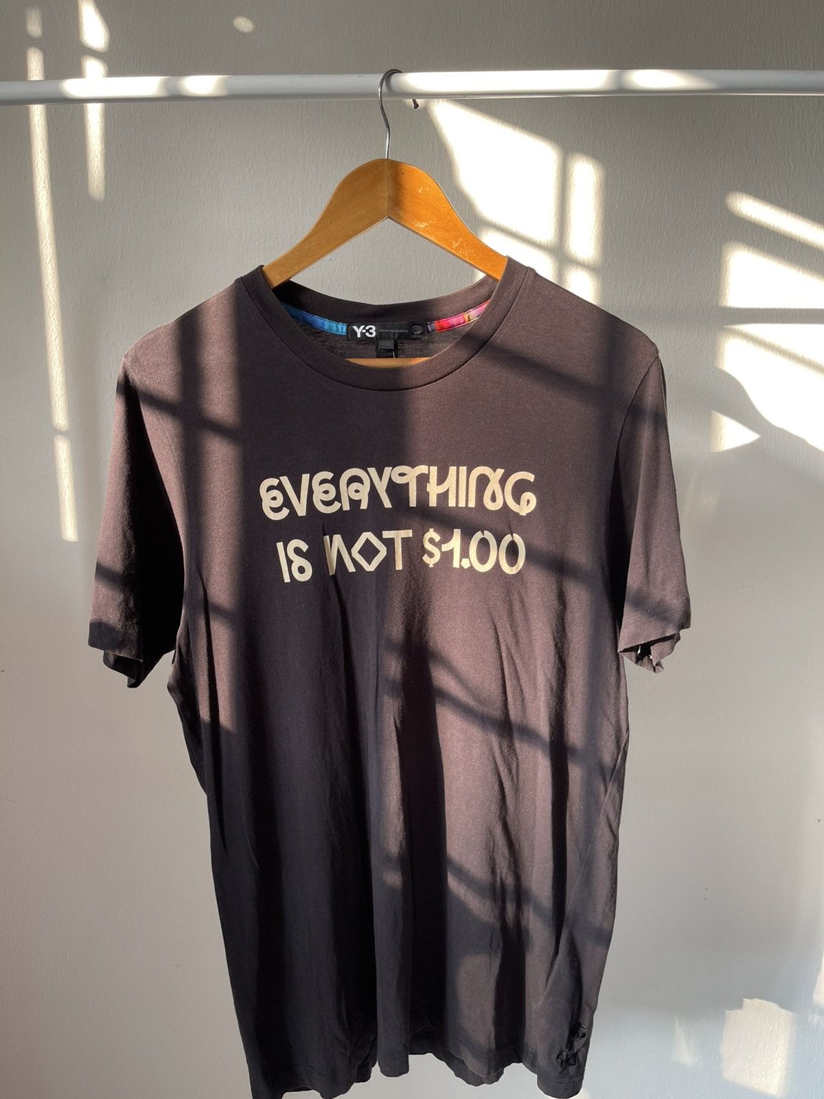 Yohji Yamamoto Y-3 Yohji Yamamoto 'Everything Is Not $1.00' Tee Size US S / EU 44-46 / 1 - 2 Thumbnail