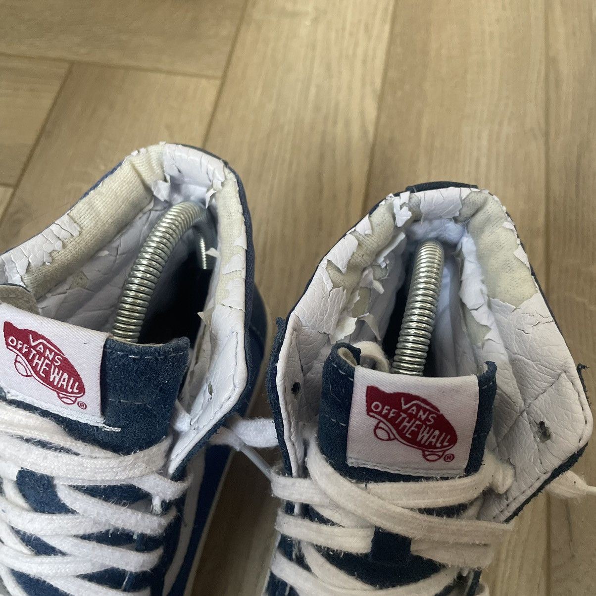 Vans Vans Off The Wall SK8-Hi Blue Size US 7.5 / IT 37.5 - 3 Thumbnail