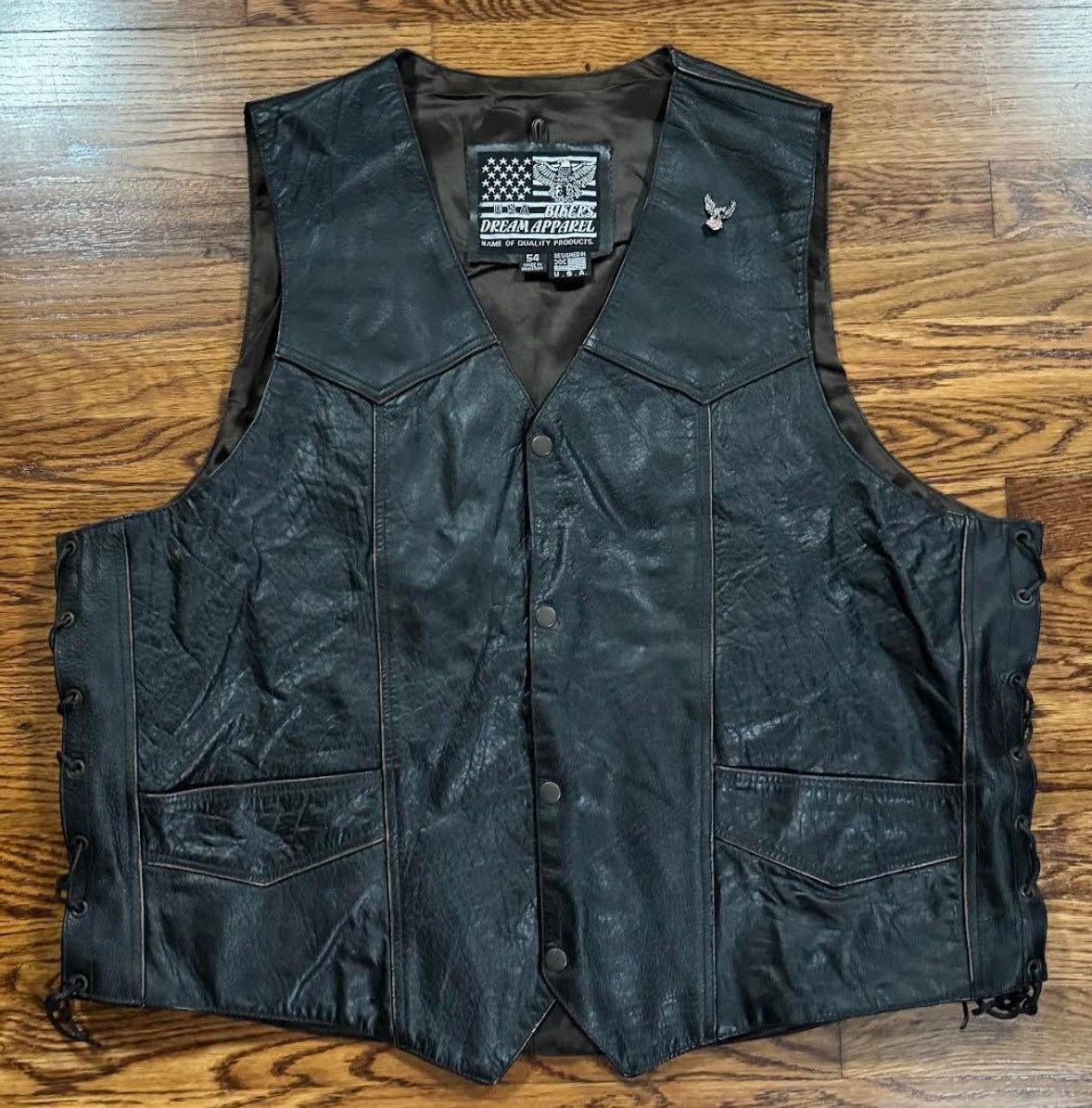 Vintage Vintage USA Bikers Dream Apparel Live To Ride Ride To Live Size US L / EU 52-54 / 3 - 3 Thumbnail