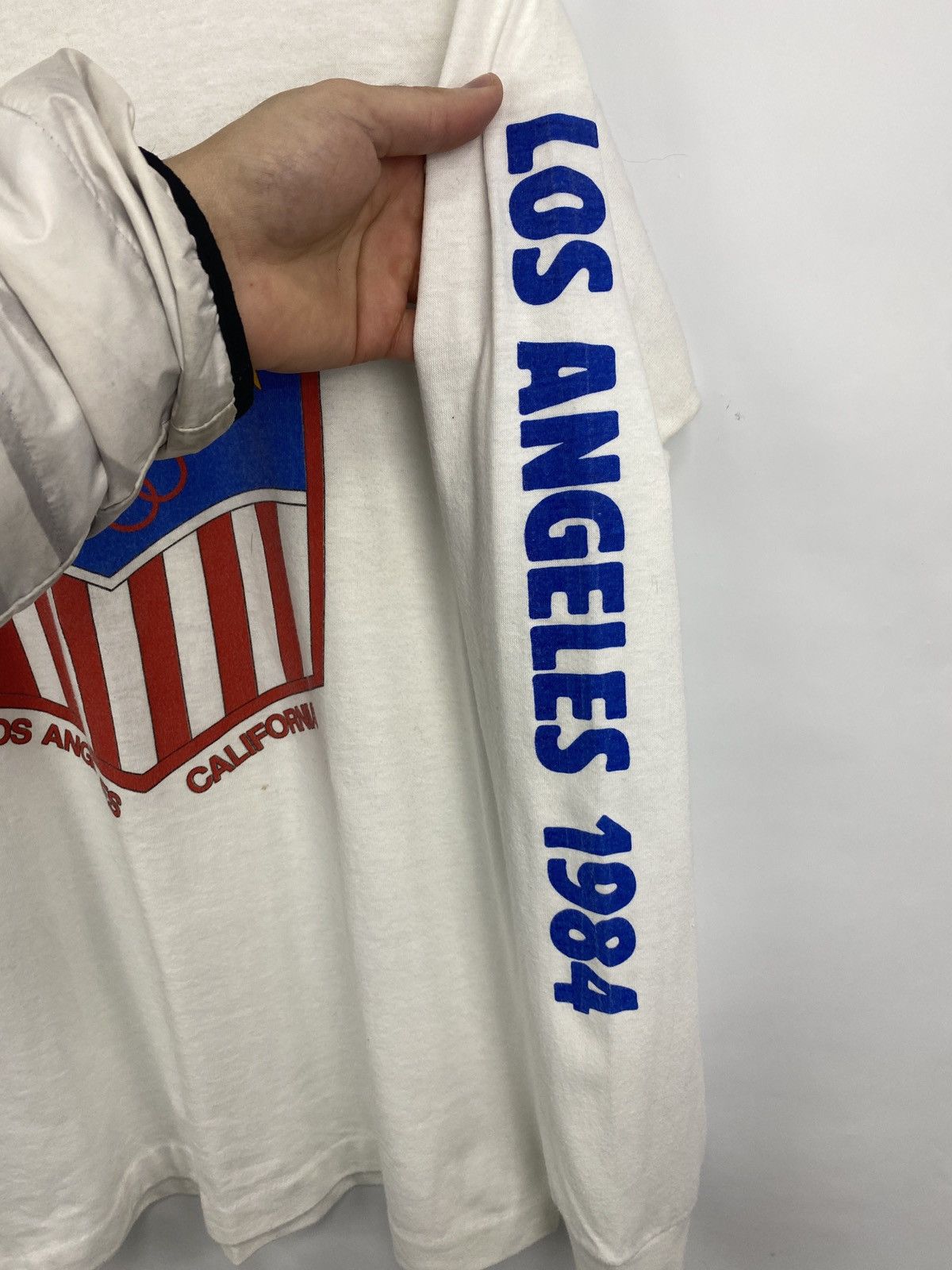Levi's 🇺🇸 Vintage 1984 Levi’s Los Angeles Olympic Games California Size US M / EU 48-50 / 2 - 7 Thumbnail