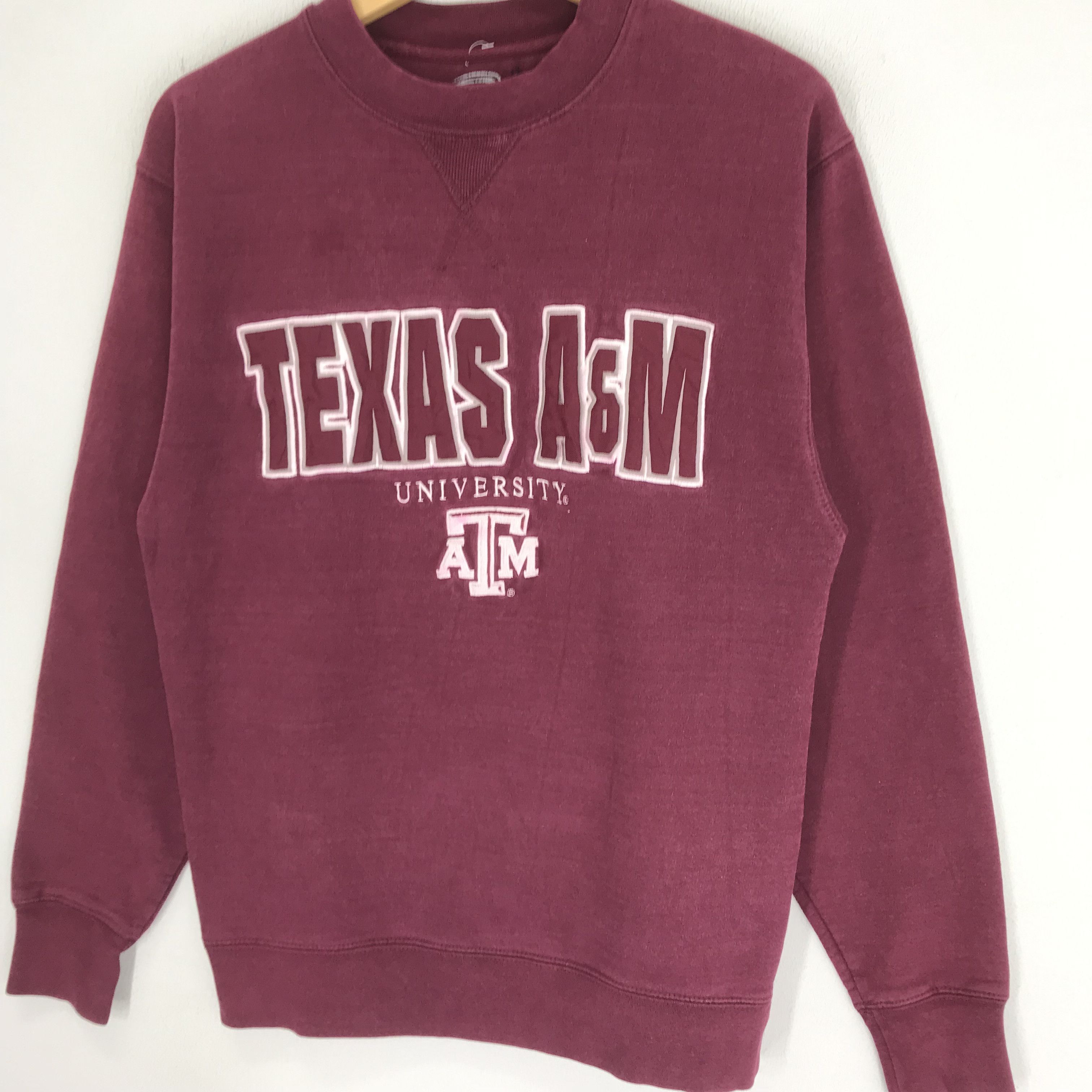 Vintage Vintage Texas A&M University Maroon Sweatshirt - 271 Size US S / EU 44-46 / 1 - 3 Thumbnail