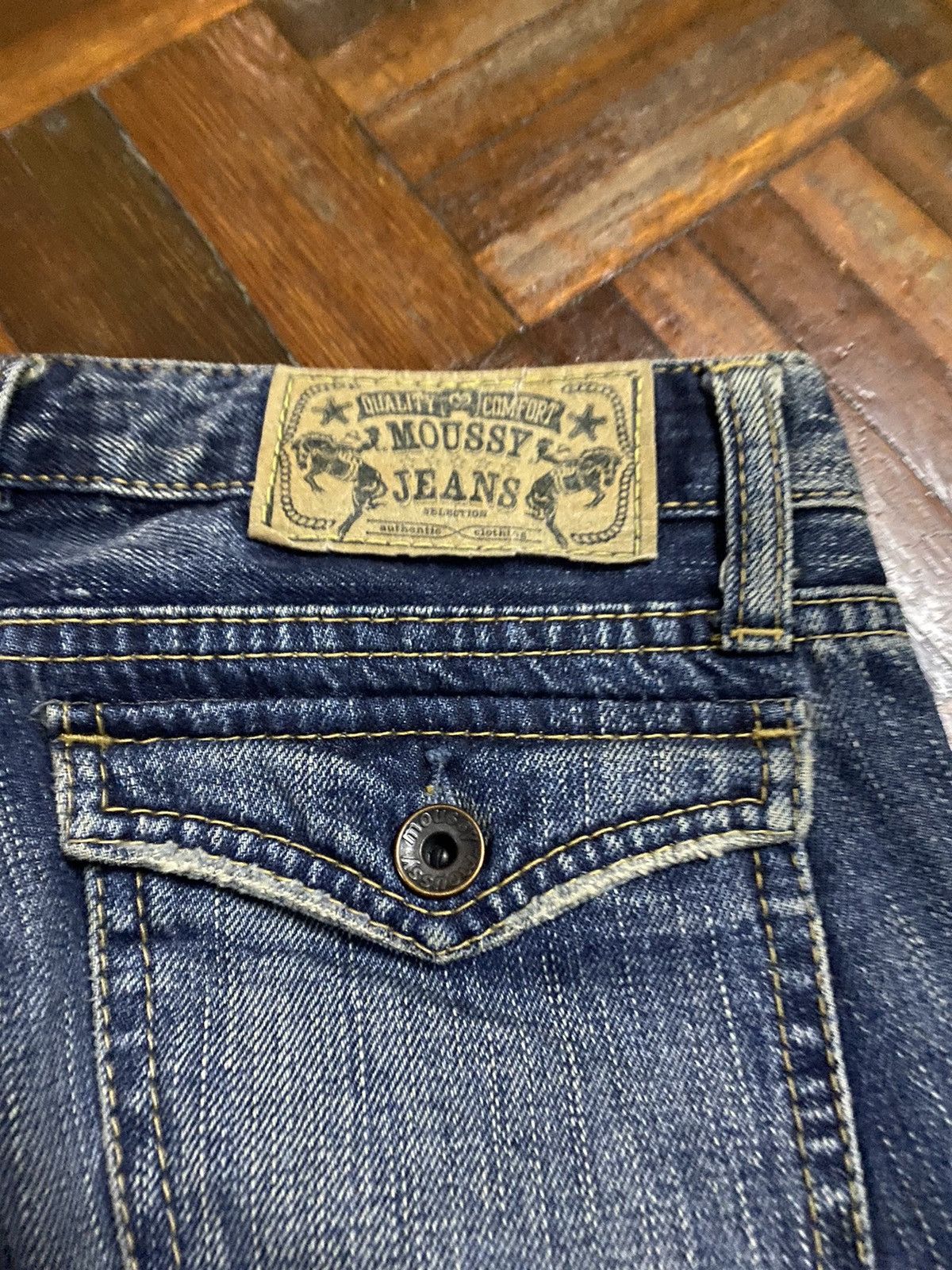 Hysteric Glamour × Japanese Brand × MOUSSY Flare jeans moussy Boot Cut Size 28" / US 6 / IT 42 - 5 Thumbnail