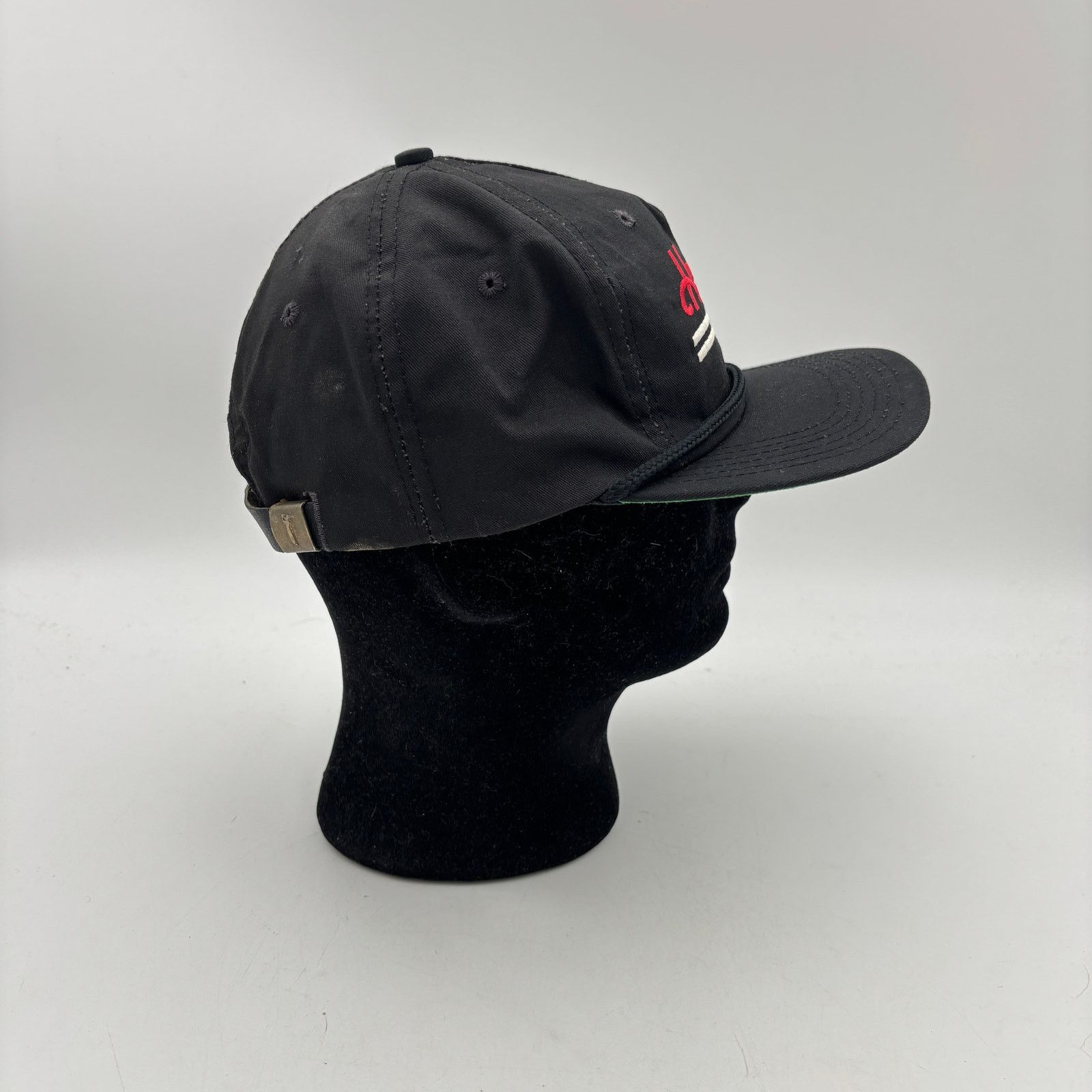 Hogan × Vintage Vintage Ben Hogan H40 Hat 90s Golf Chord Leather Strapback Size ONE SIZE - 3 Thumbnail