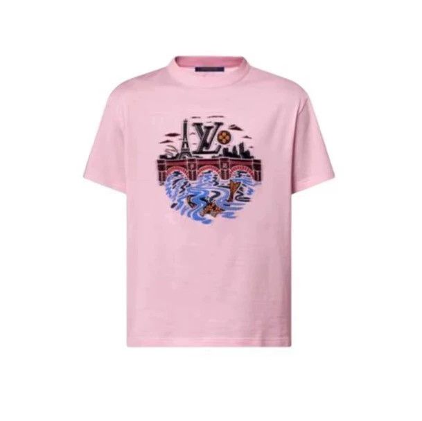 Louis Vuitton Louis Vuitton FW25 Pink City Print Short Sleeve Size US XXL / EU 58 / 5 - 1 Thumbnail