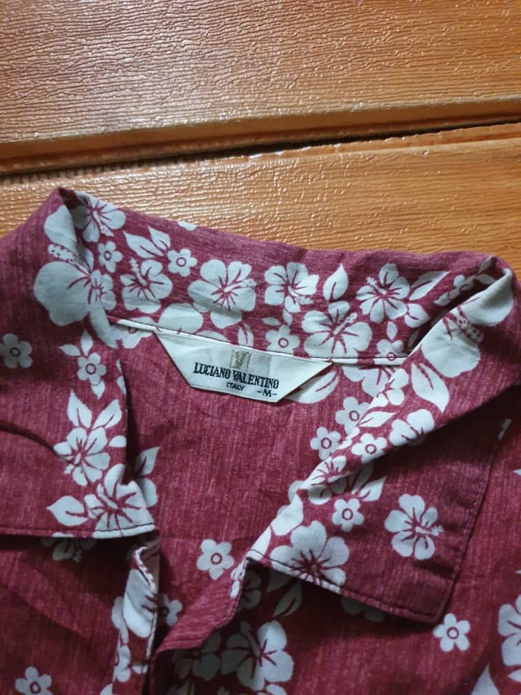 Japanese Brand Luciano Valentino Italy flower Hawaiian shirt Size US M / EU 48-50 / 2 - 2 Thumbnail