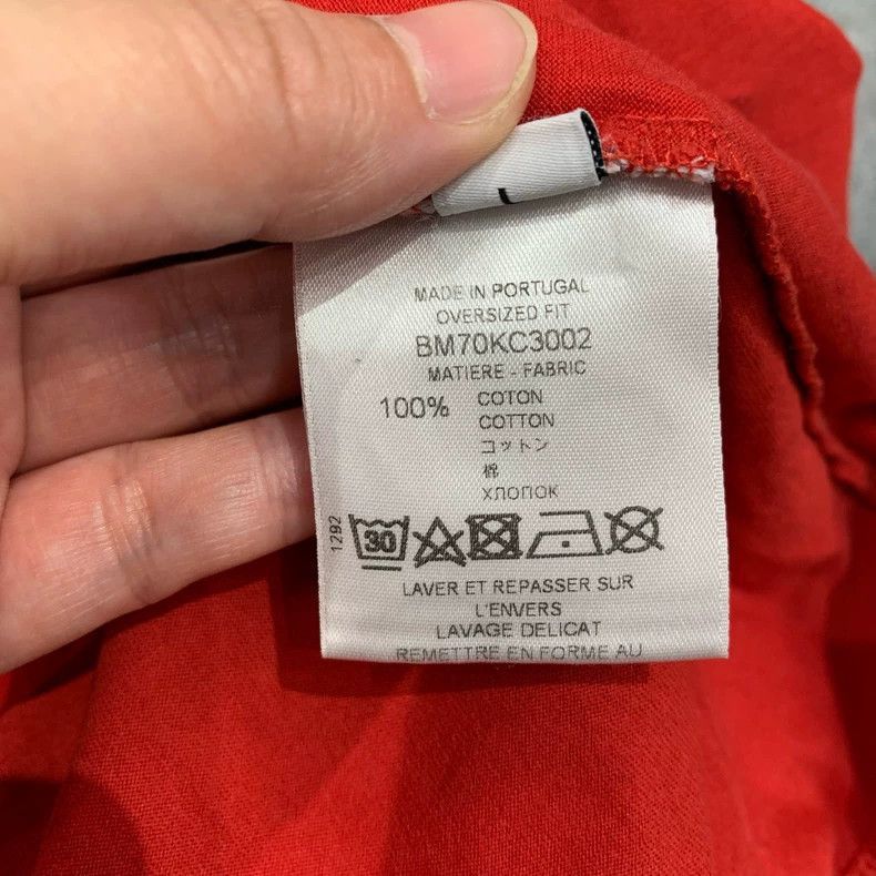 Givenchy Givenchy Givenchy Red Logo Short Sleeve TShirt -2507 Size US L / EU 52-54 / 3 - 8 Thumbnail