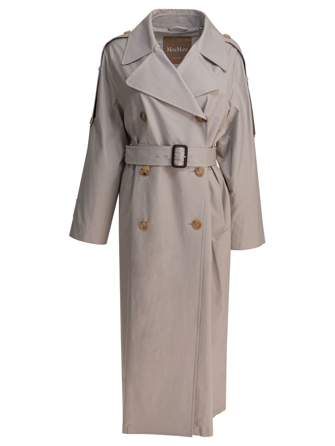 Max Mara Double-Breasted Cotton Twill Trench Coat Size M / US 6-8 / IT 42-44 - 1 Thumbnail