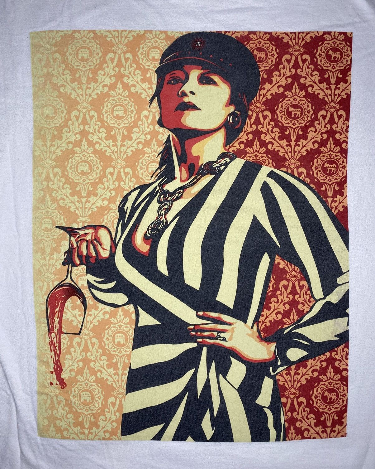 Obey OBEY These Parties Disgust Me Woman Wine Graphic T Shirt MED Size US M / EU 48-50 / 2 - 1 Thumbnail