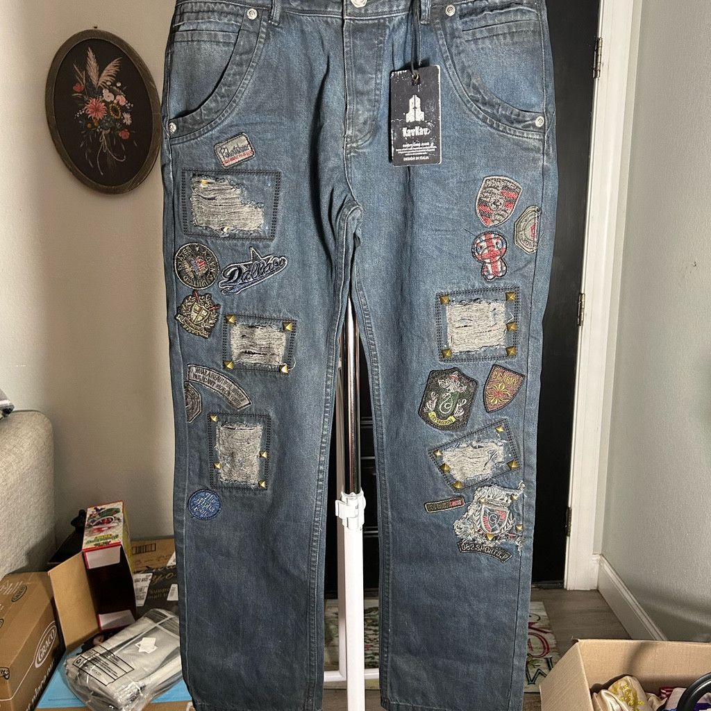 J Brand NWT RARE Vtg loose baggy fit 36x30 European jeans Size US 36 / EU 52 - 1 Thumbnail
