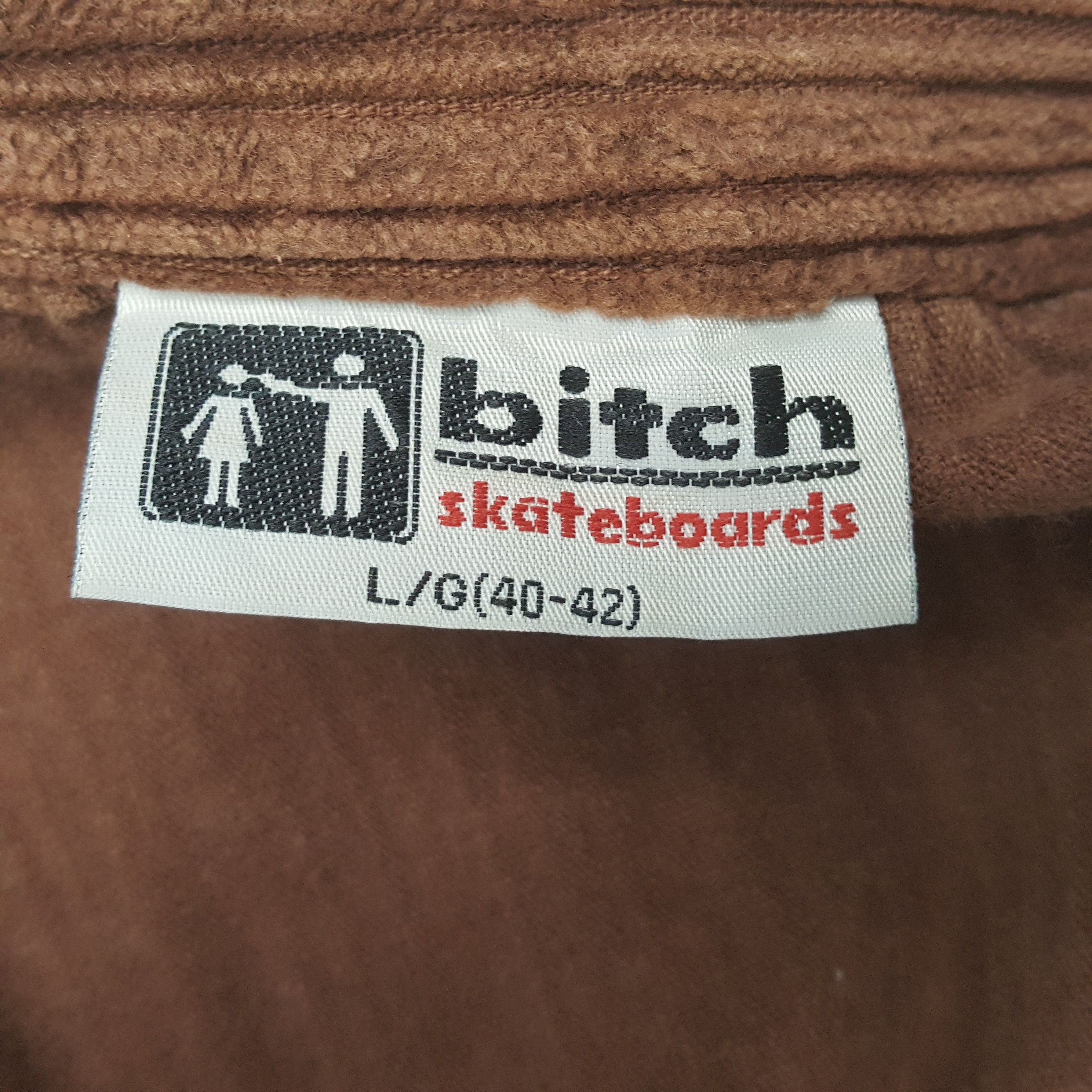 Vintage Bitch Skateboard Double Pocket Corduroy Style Jacket Size US XL / EU 56 / 4 - 5 Thumbnail