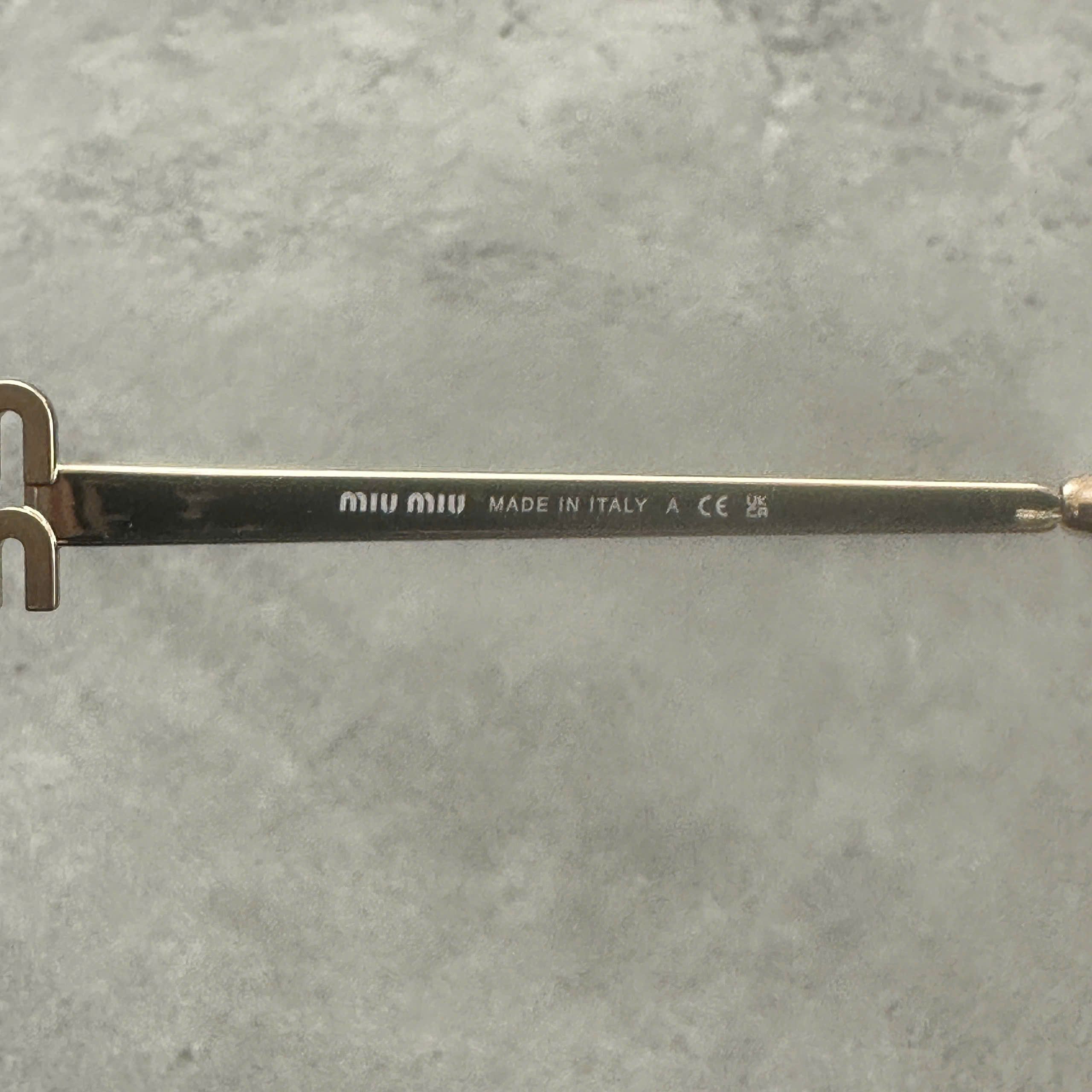 Miu Miu MIU MIU MU 54ZS 5AK30C Sunglasses Size ONE SIZE - 4 Thumbnail