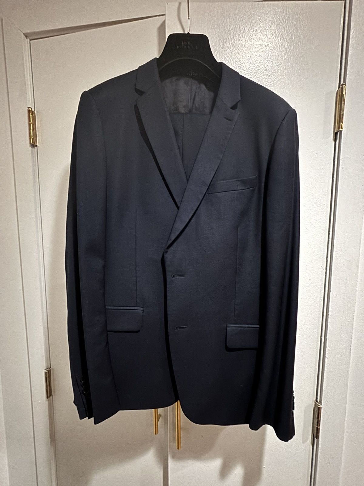 De Fursac De Fursac Dark Navy Wool Suit – Excellent Condition Size 48R - 1 Thumbnail