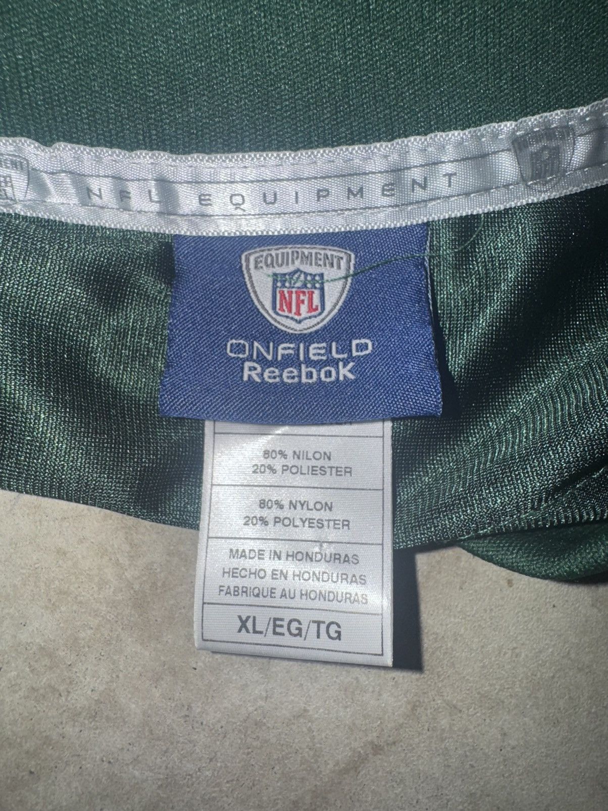 Reebok Vintage 2000s New York Jets Brett Favre Reebok Home Jersey Size US XL / EU 56 / 4 - 3 Thumbnail
