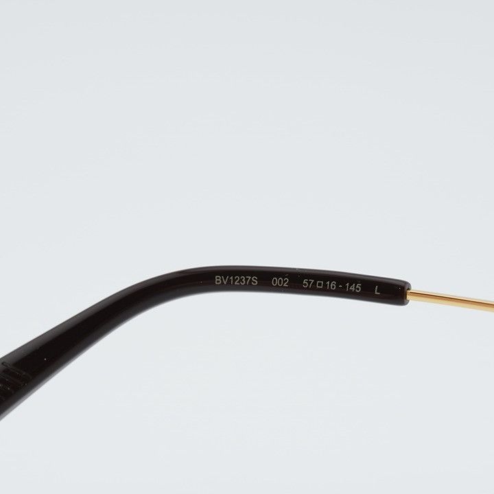 Bottega Veneta Bottega Veneta BV1237S 002 Sunglasses Gold Square Frame, Bro Size ONE SIZE - 7 Thumbnail