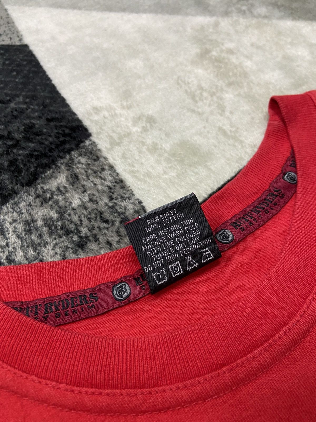 Ruff Ryders Vintage 2000s Ruff Ryders Ryde or Die Tee Red HipHop Crew OG Size US XL / EU 56 / 4 - 8 Thumbnail