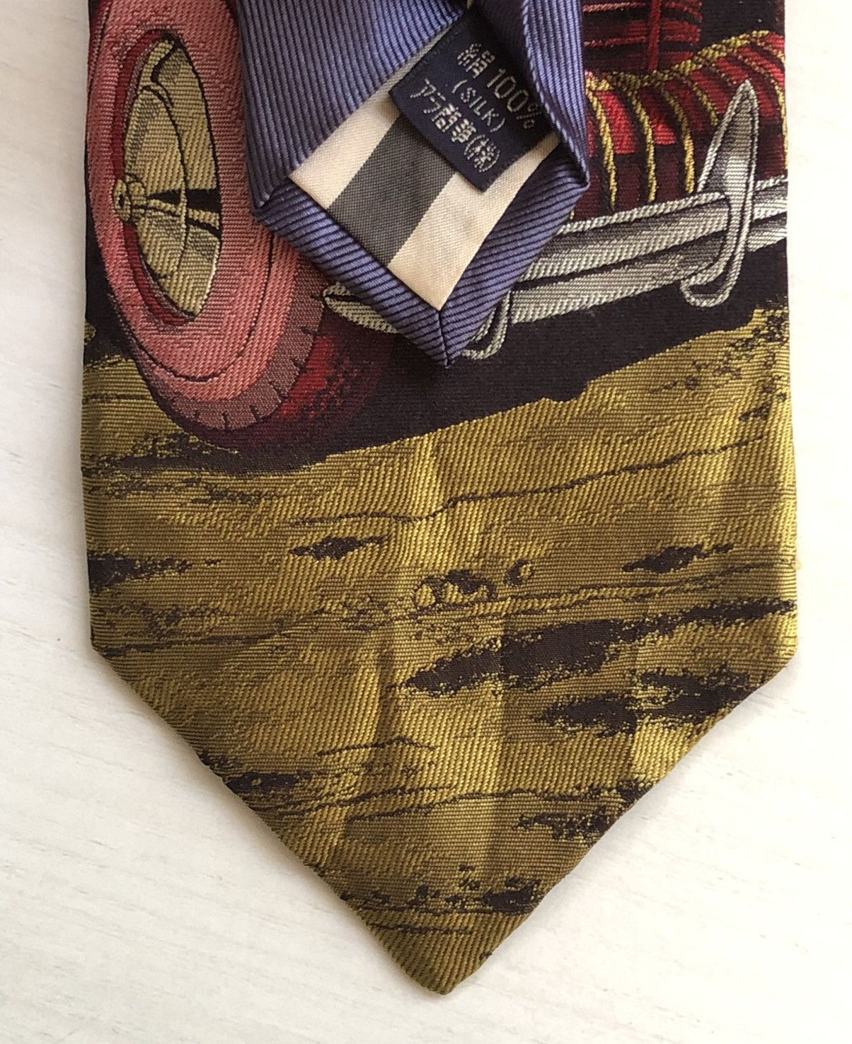 Jean Paul Gaultier Jean Paul Gaultier Iconic Silk Tie Size ONE SIZE - 14 Thumbnail