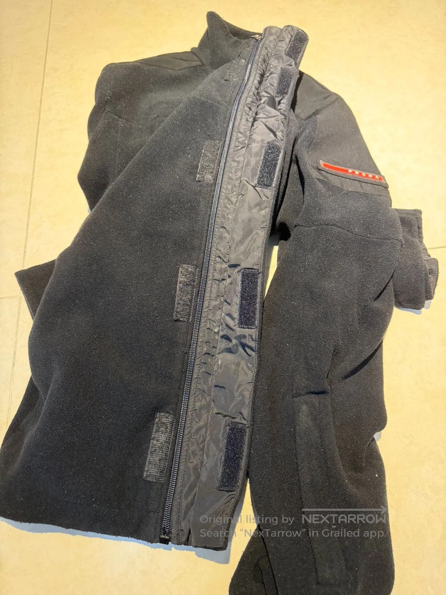 Prada Prada Black Sports Bomber Jacket. Size US XL / EU 56 / 4 - 3 Thumbnail